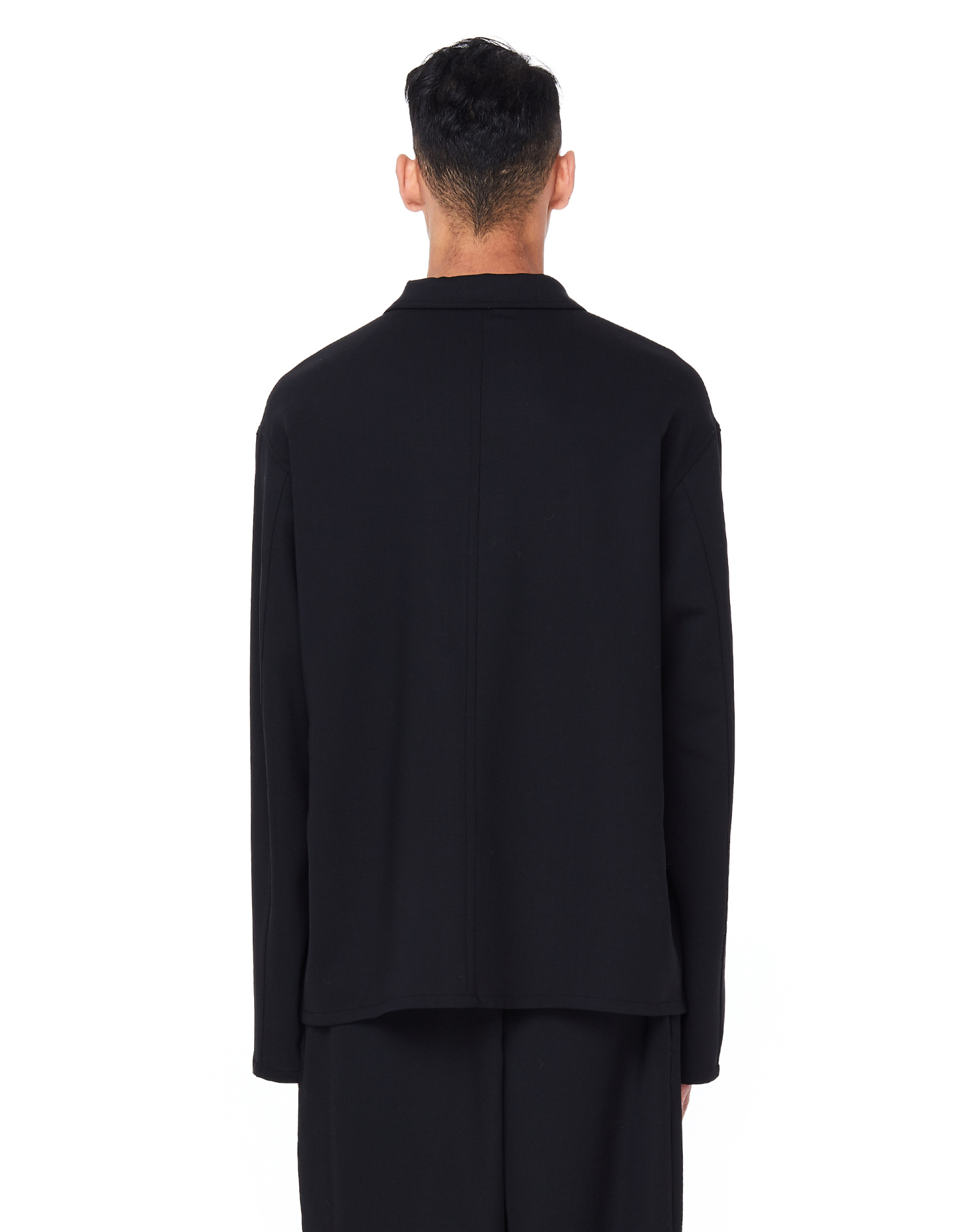 Haider Ackermann Черная шерстяная рубашка