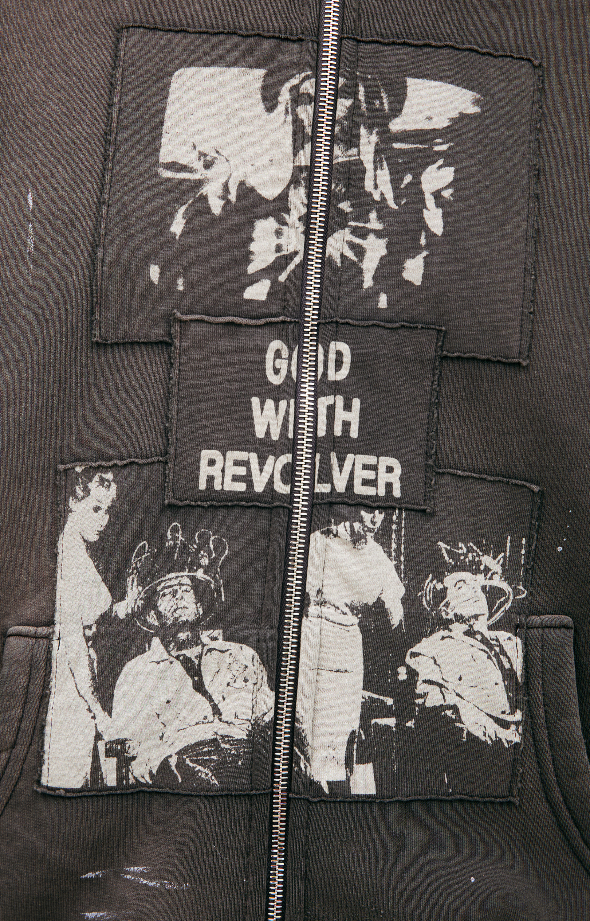 Enfants Riches Déprimés Хлопковое худи на молнии