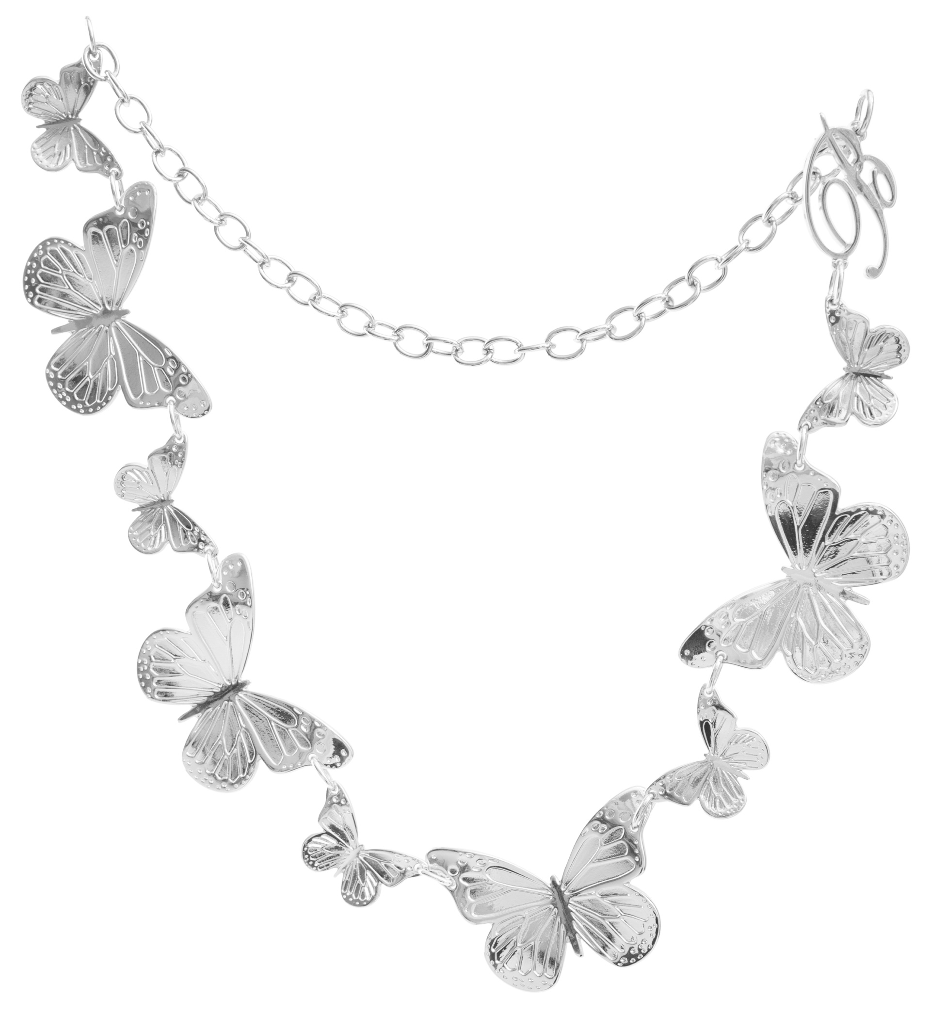 Blumarine Ремень-цепочка с бабочками