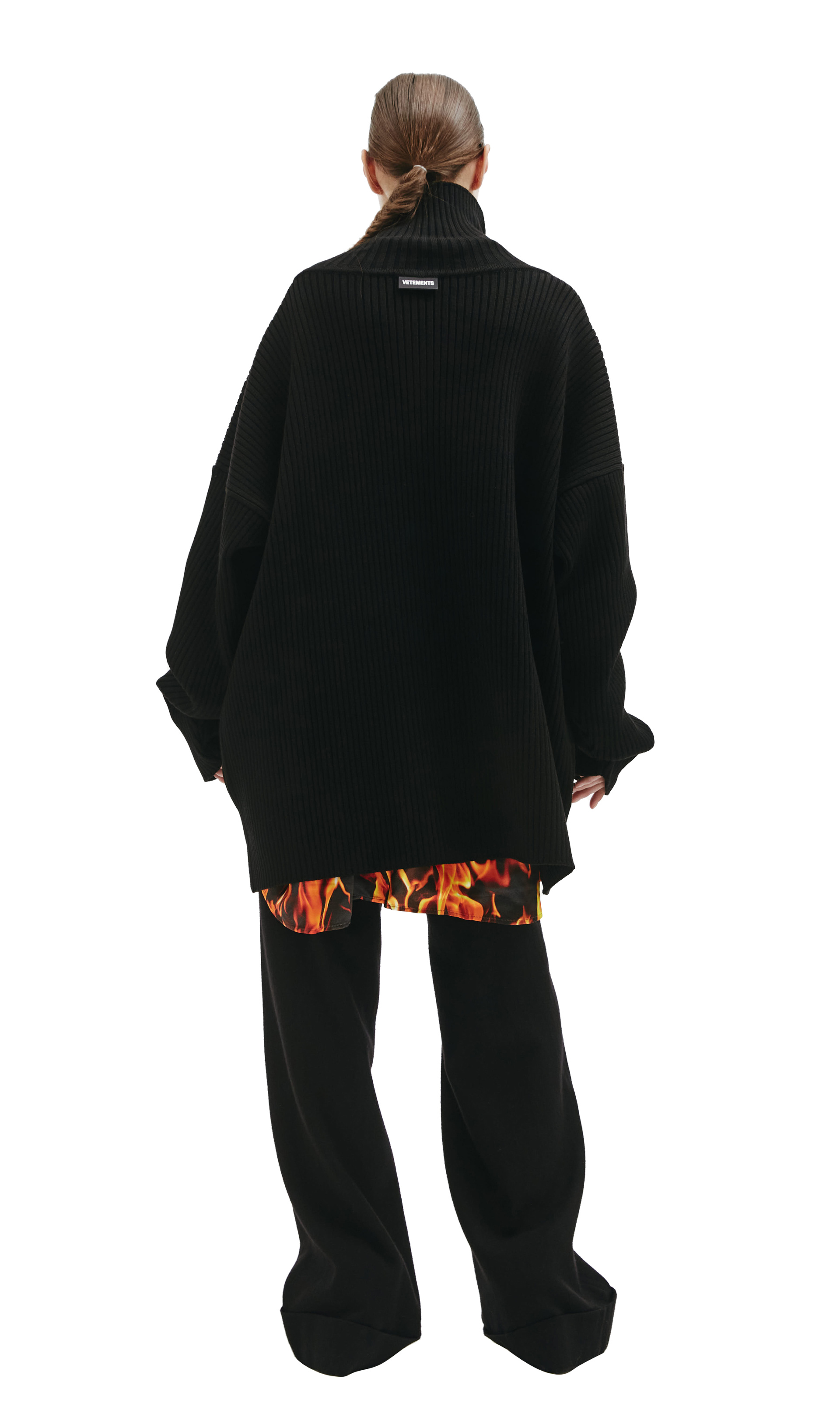 VETEMENTS Шерстяной кардиган на молнии