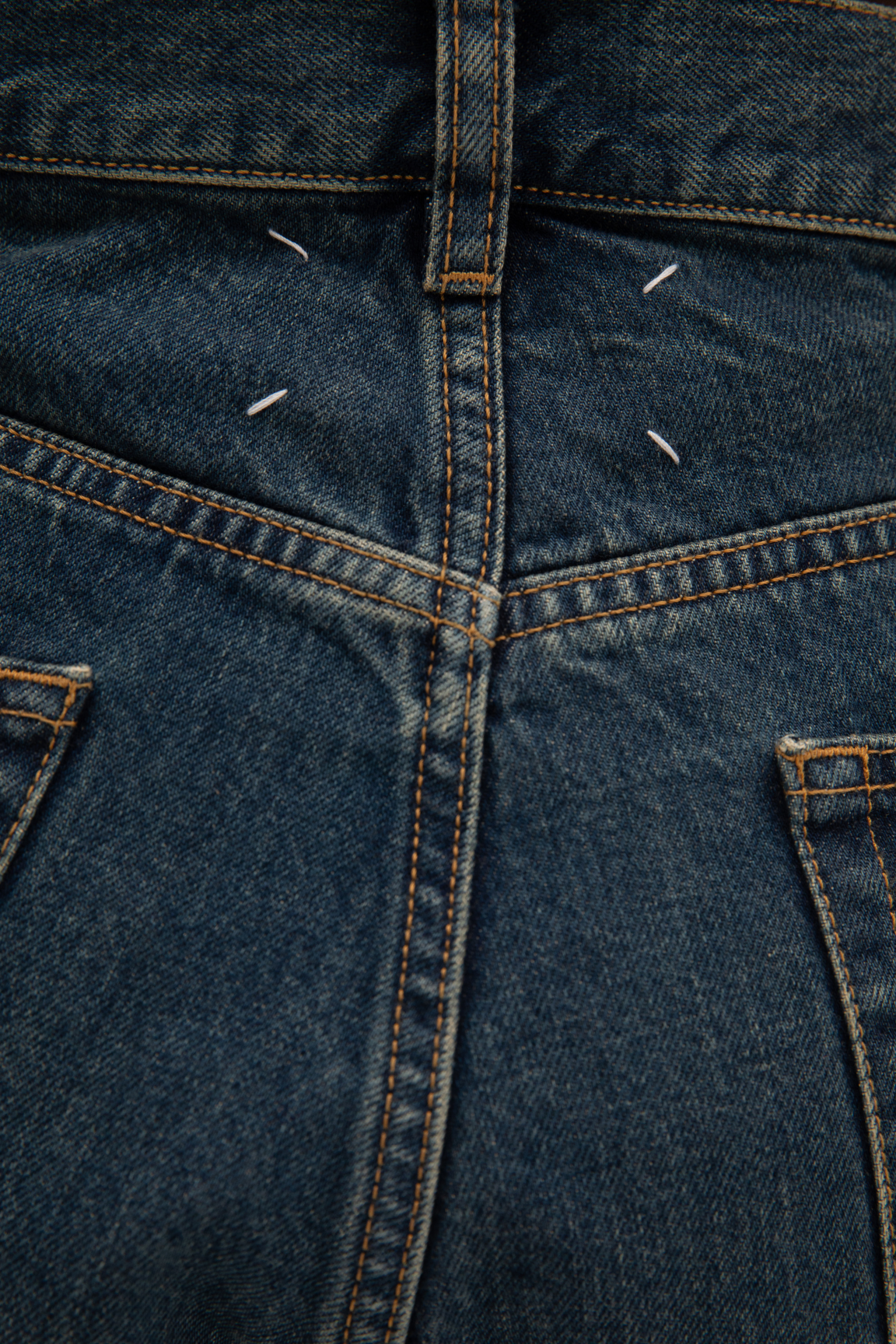 Maison Margiela Прямые Джинсы Синего Цвета