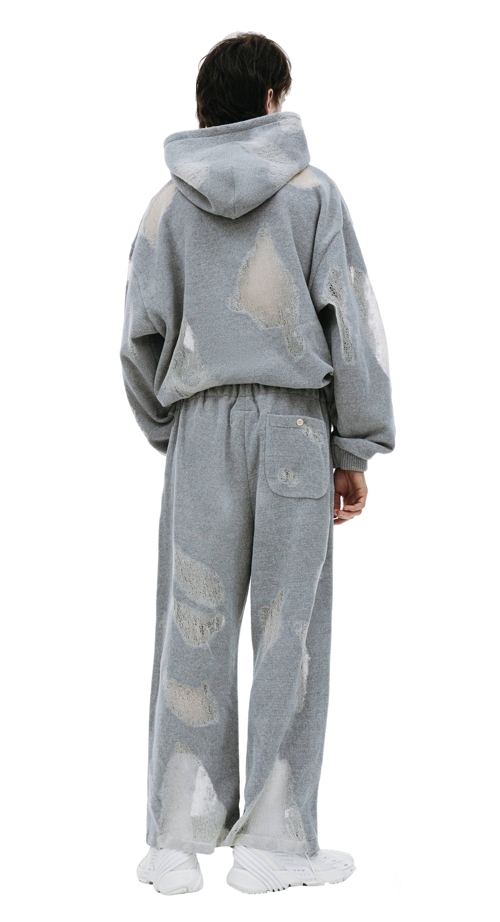 Doublet Широкие брюки с принтом