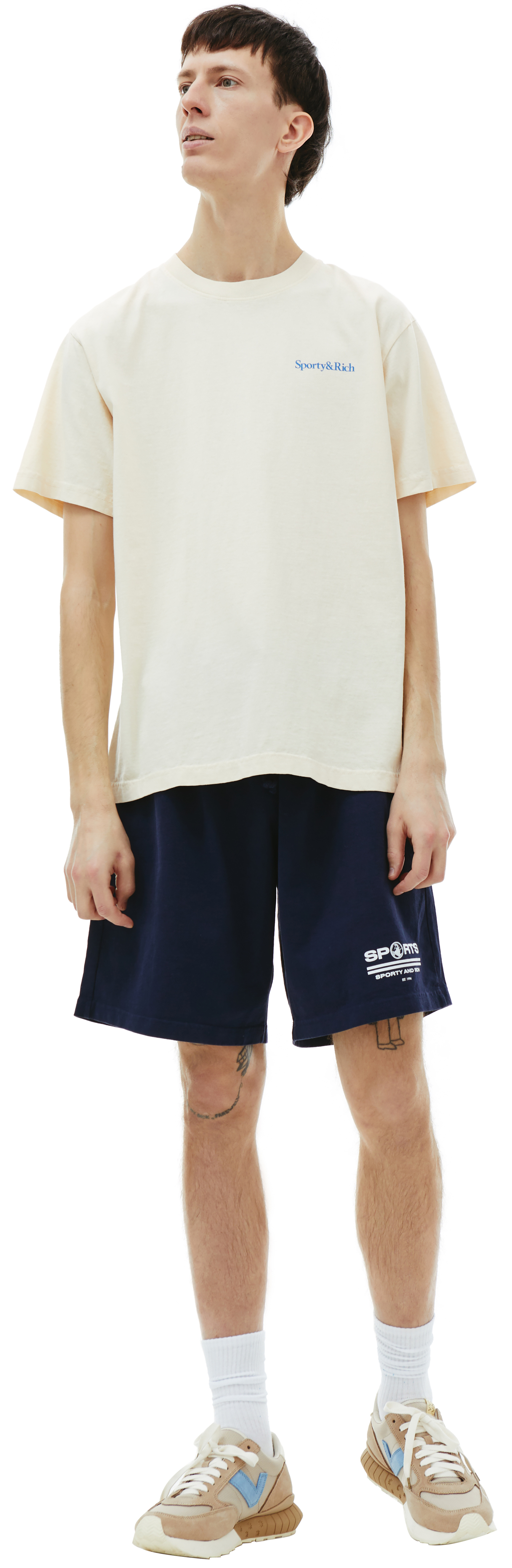 SPORTY & RICH Футболка с принтом Health is Wealth