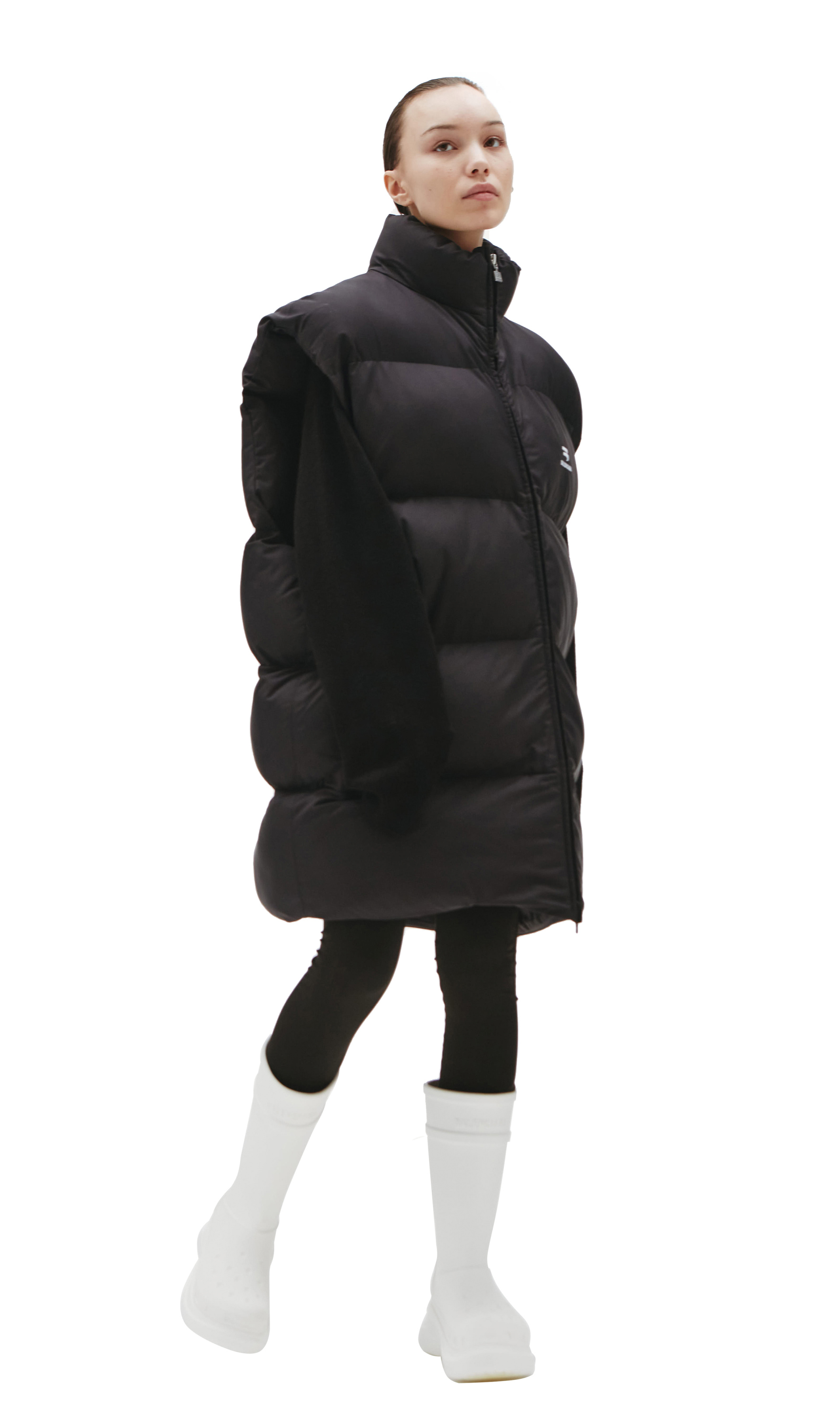 Balenciaga Оверсайз жилет с вышивкой логотипа