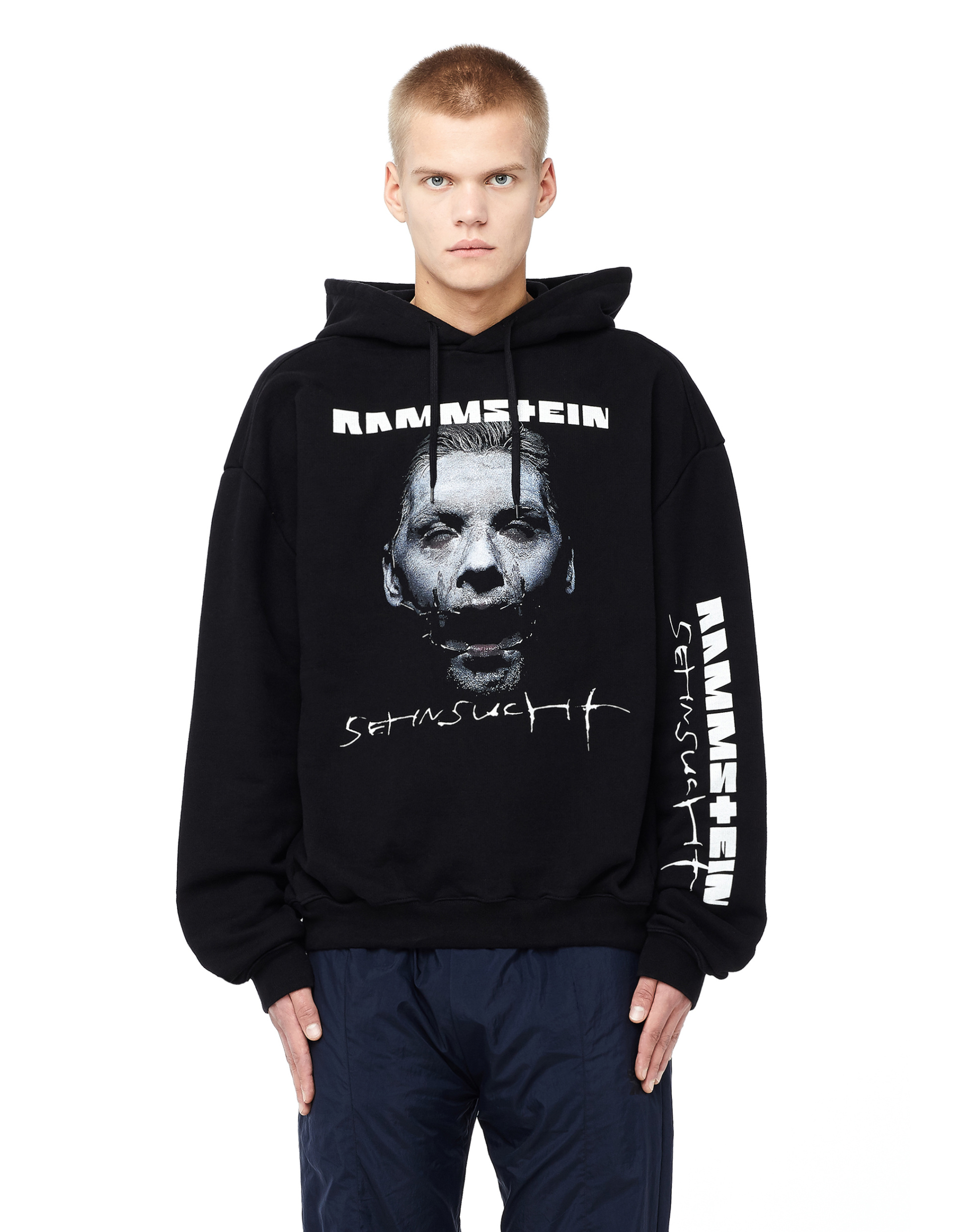 VETEMENTS Худи Trash Metal с принтом Rammstein