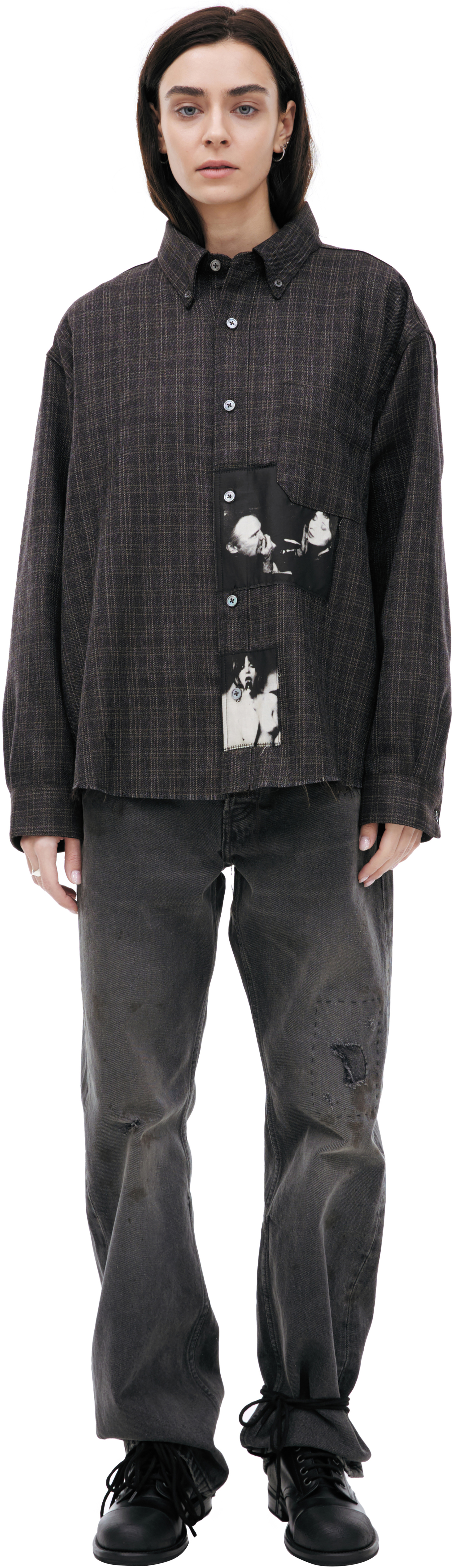 Enfants Riches Déprimés Рубашка Assemblage Flannel