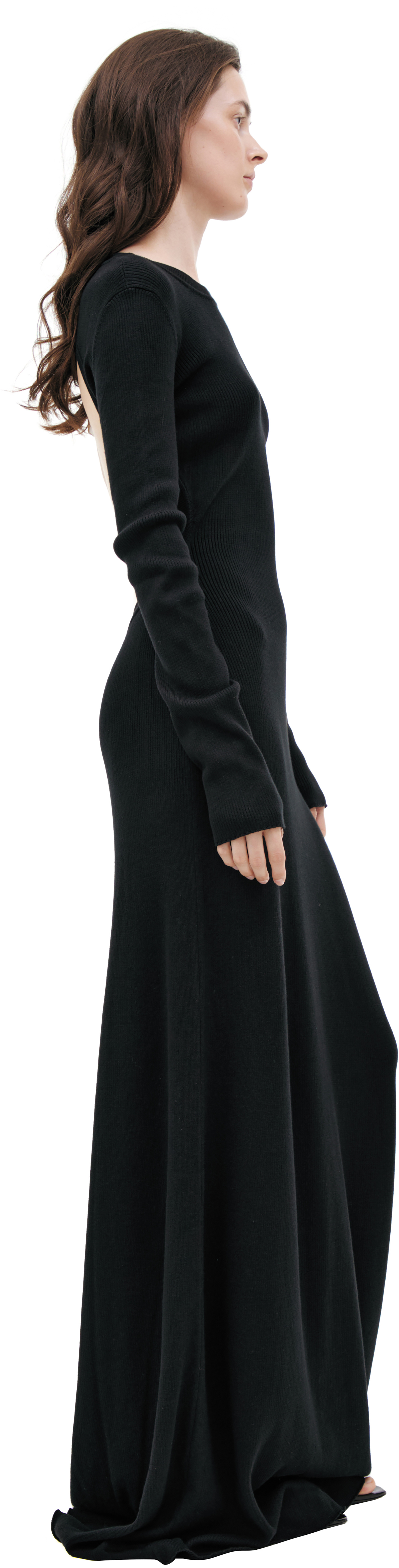 Ann Demeulemeester Вязаное платье с вырезом