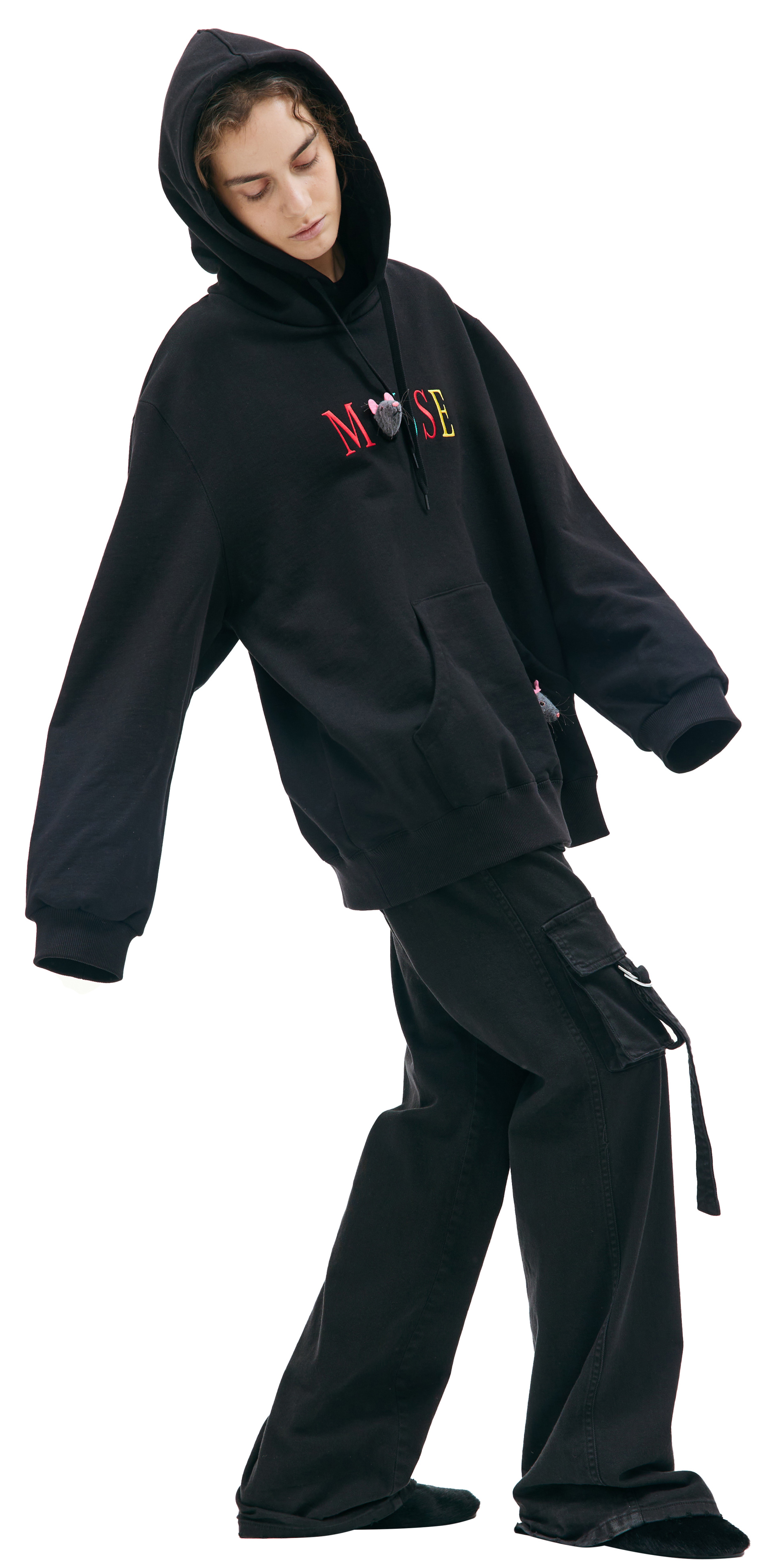 Doublet Худи с вышивкой Mouse