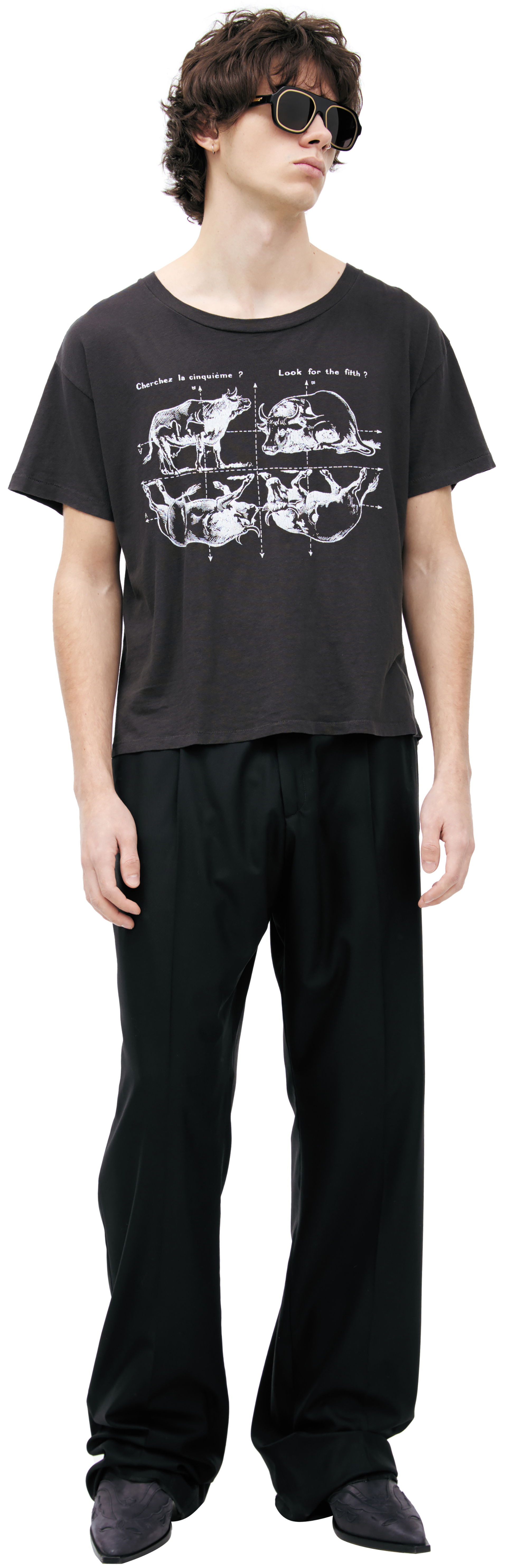 Enfants Riches Déprimés Черная футболка с принтом