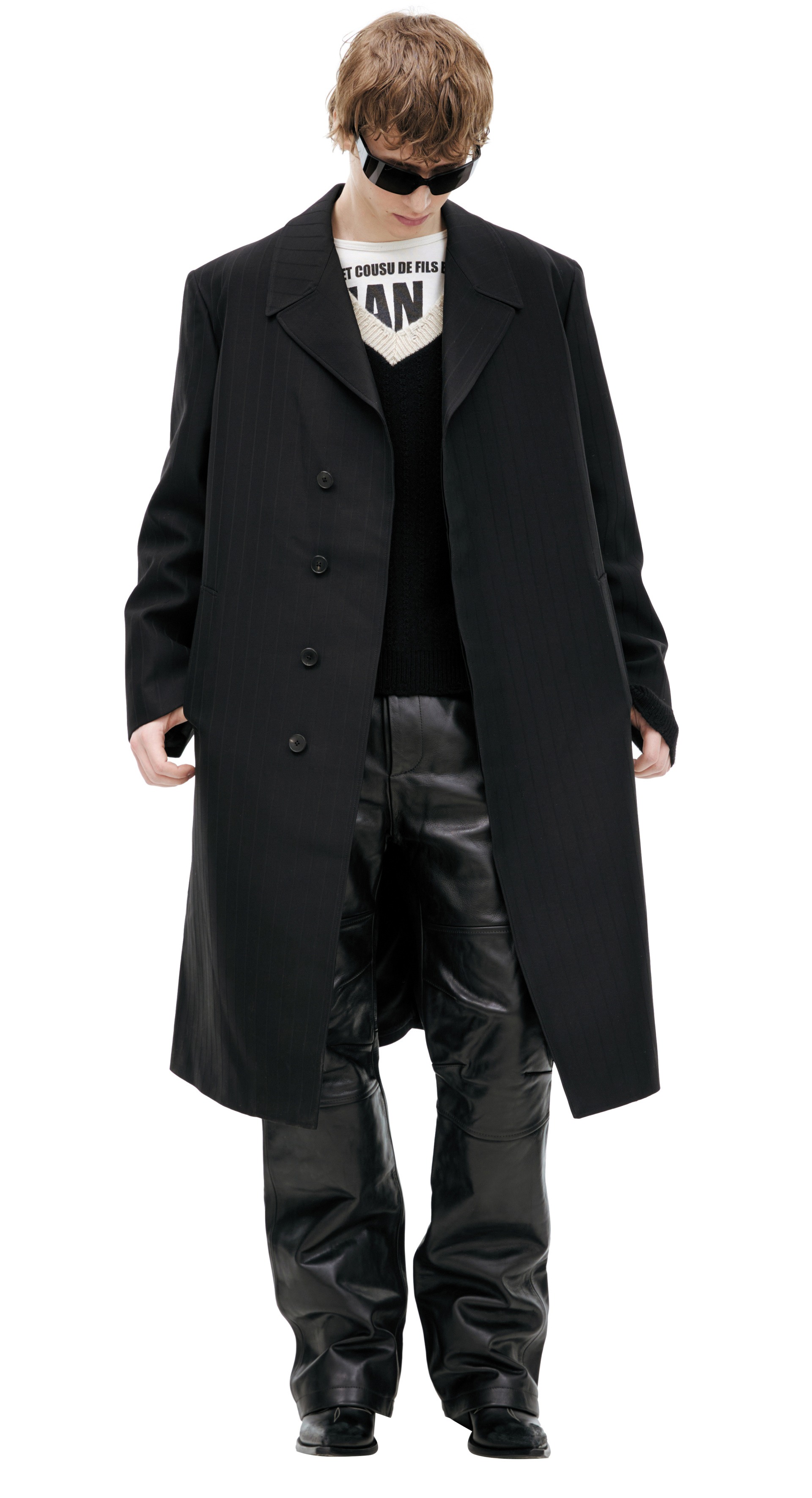 Enfants Riches Déprimés Костюмное пальто в полоску