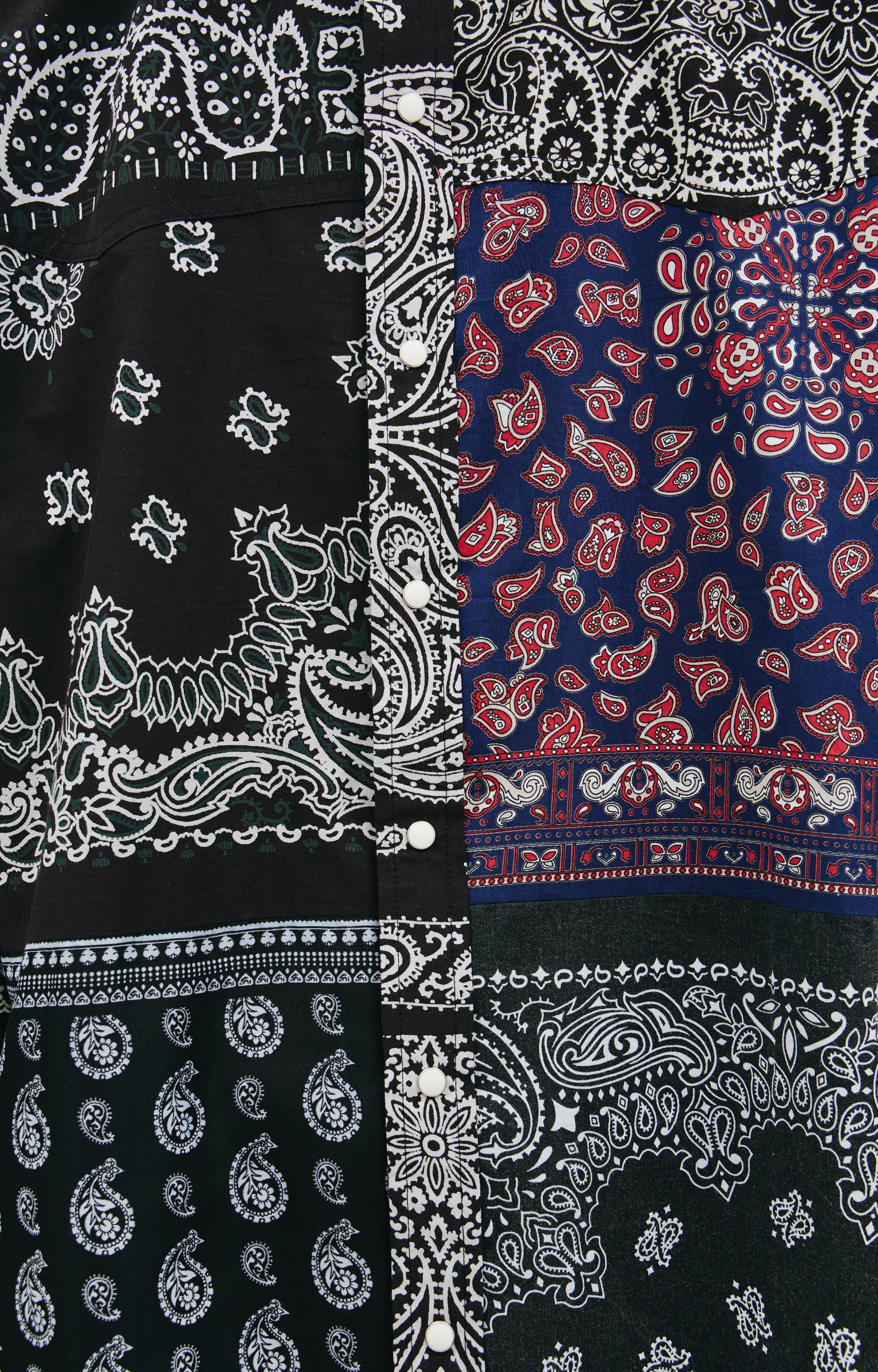 Children of the discordance Рубашка из бандан в стиле пэтчворк