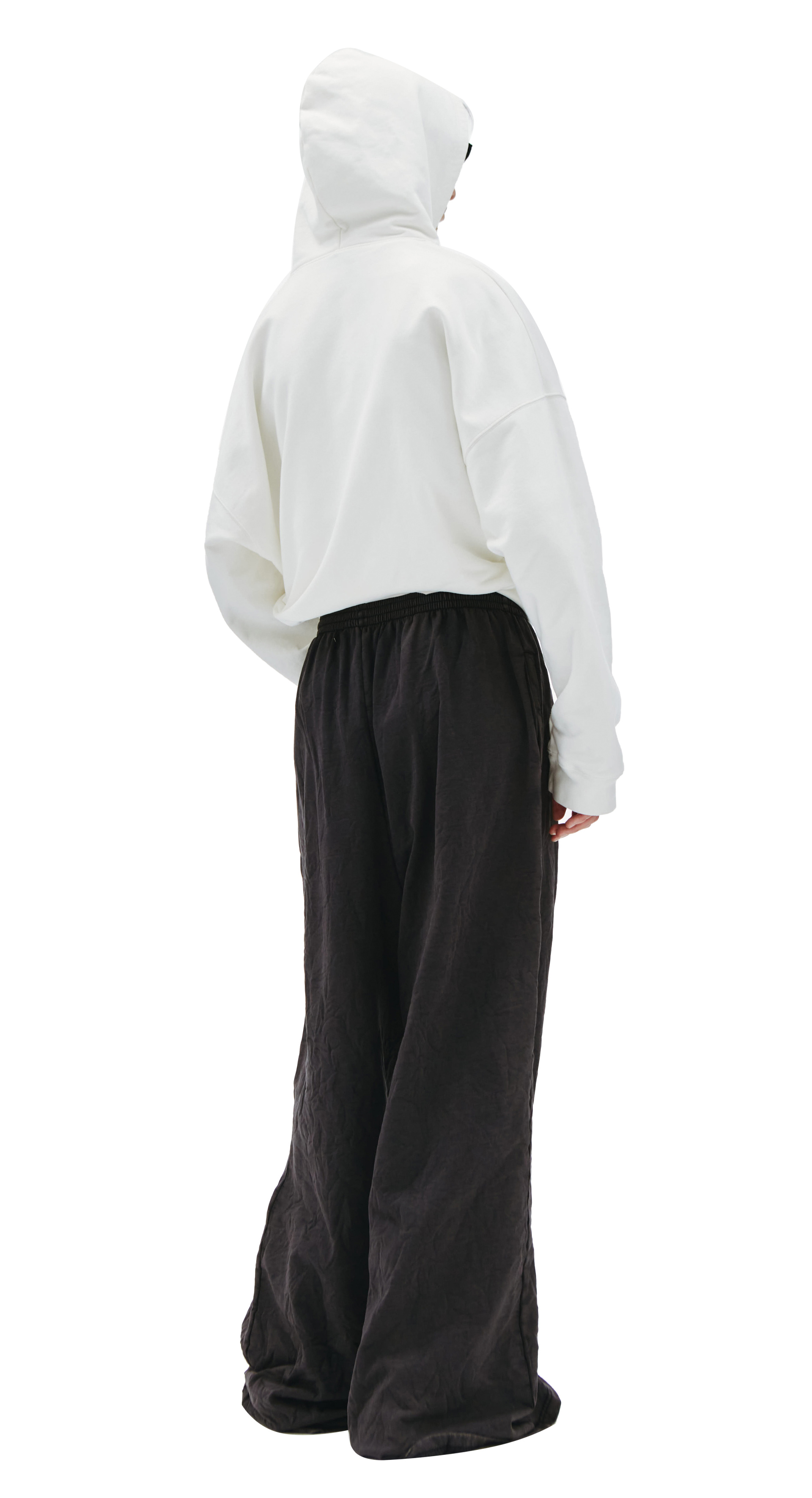 Balenciaga Широкие брюки с мятым эффектом