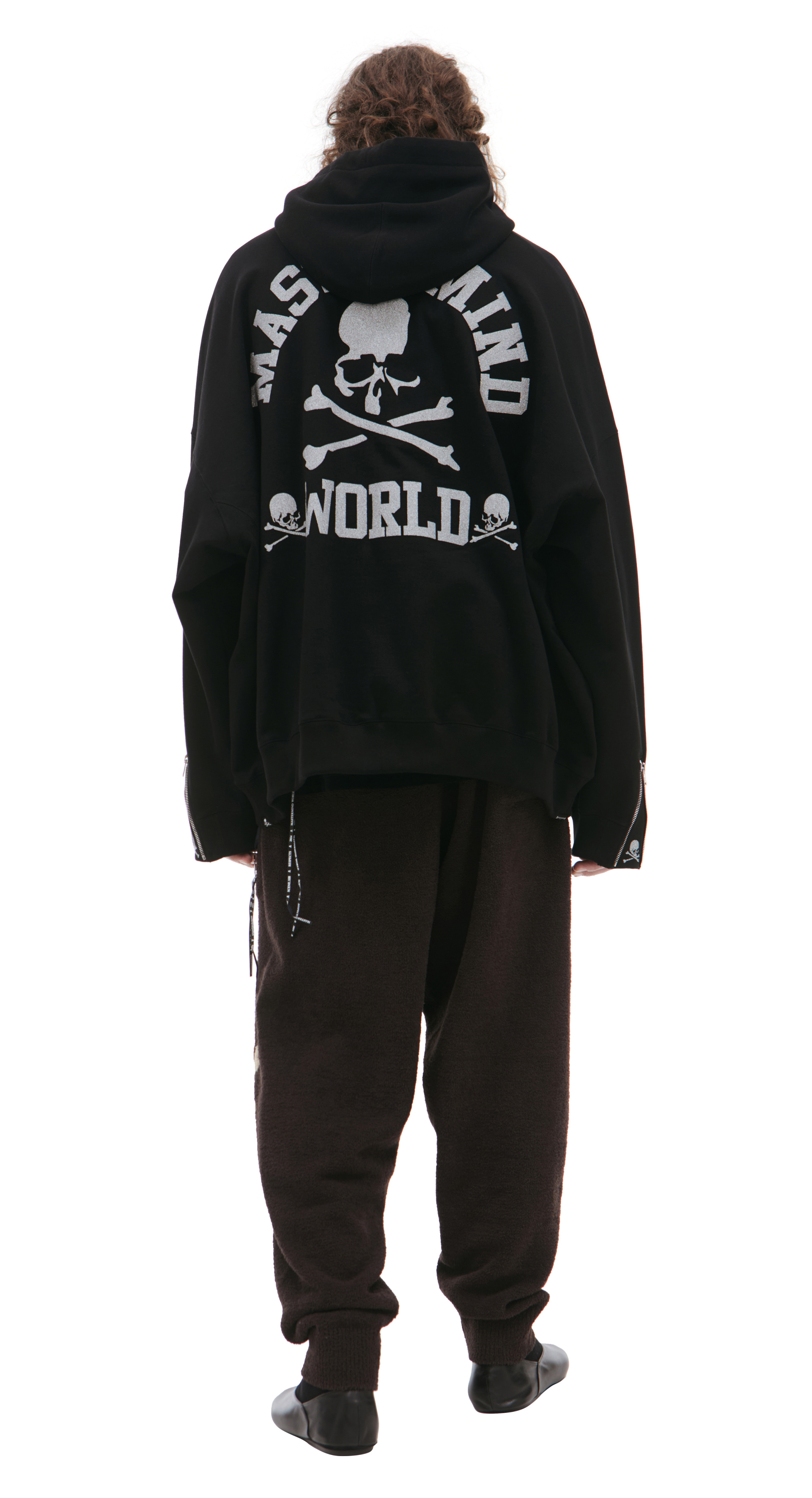 Mastermind WORLD Черное худи на молнии