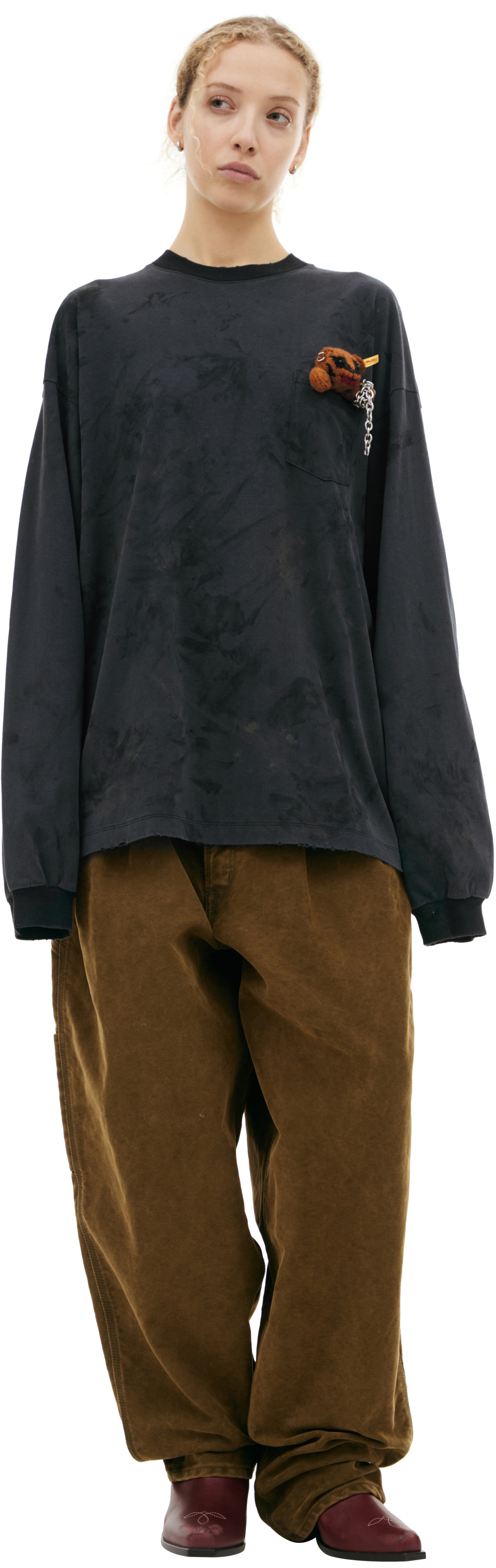 Doublet Лонгслив с медведем