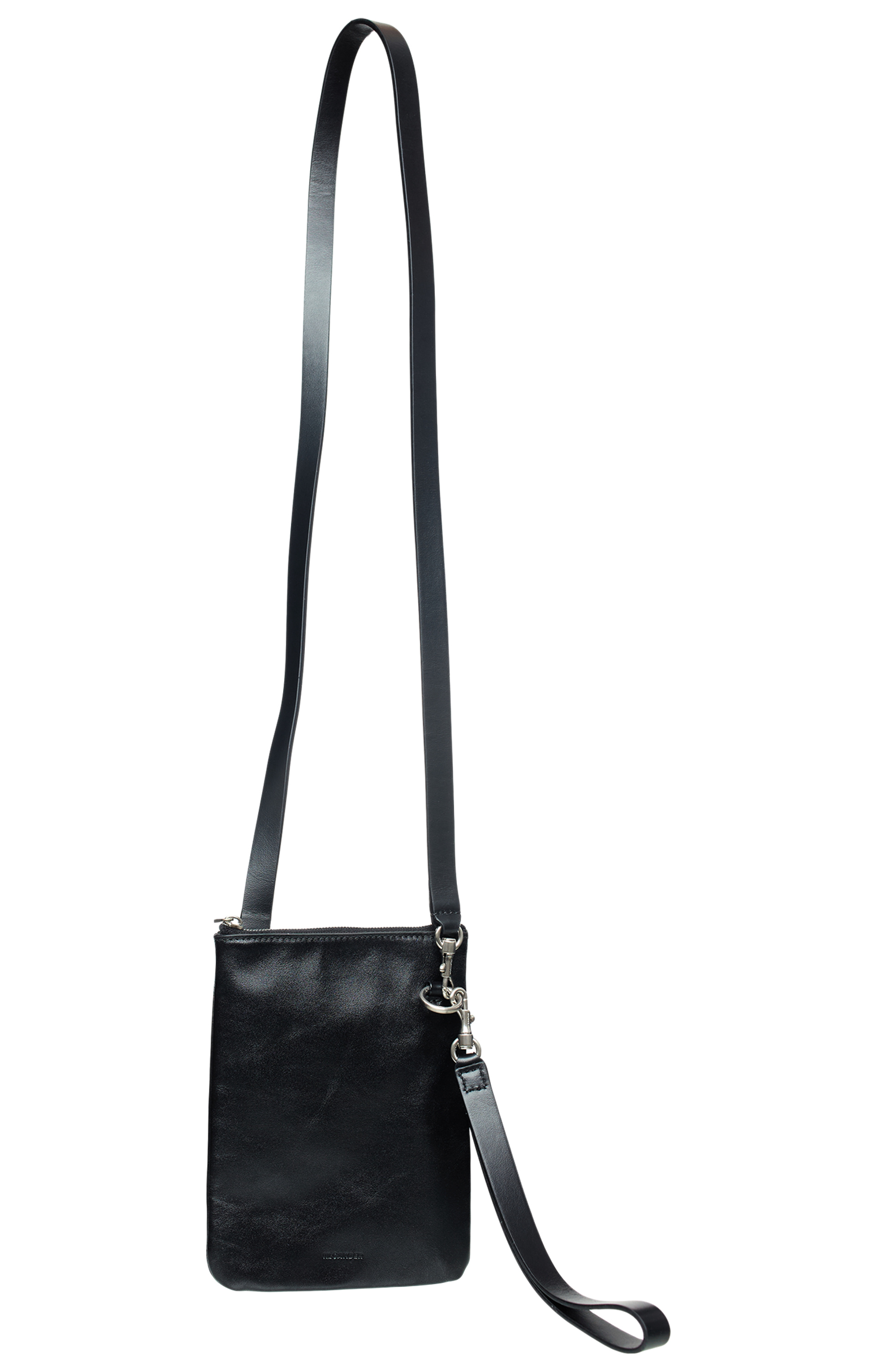 Jil Sander Черная кожаная сумка