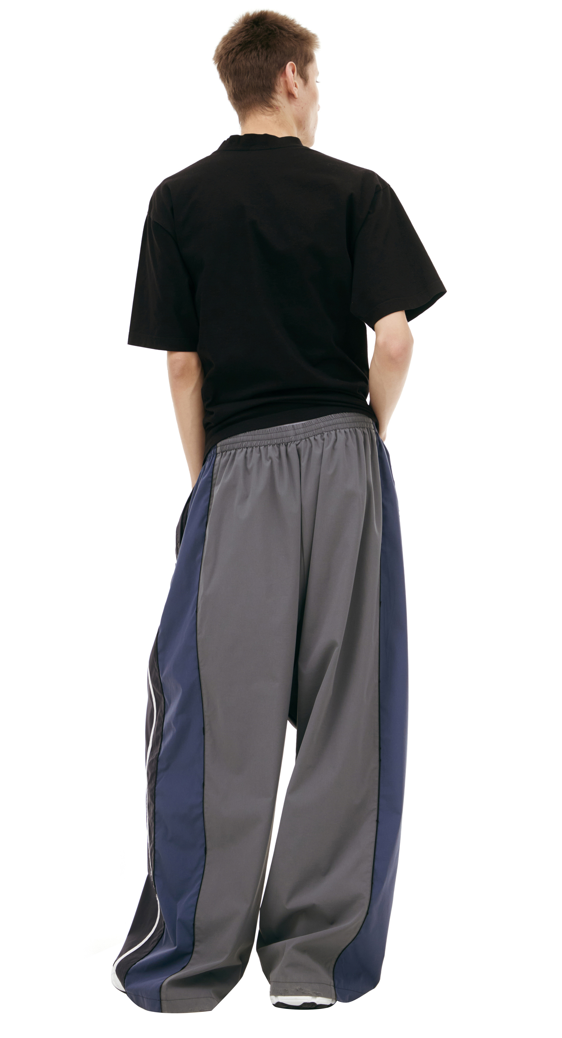 Balenciaga Комбинированные брюки с логотипом