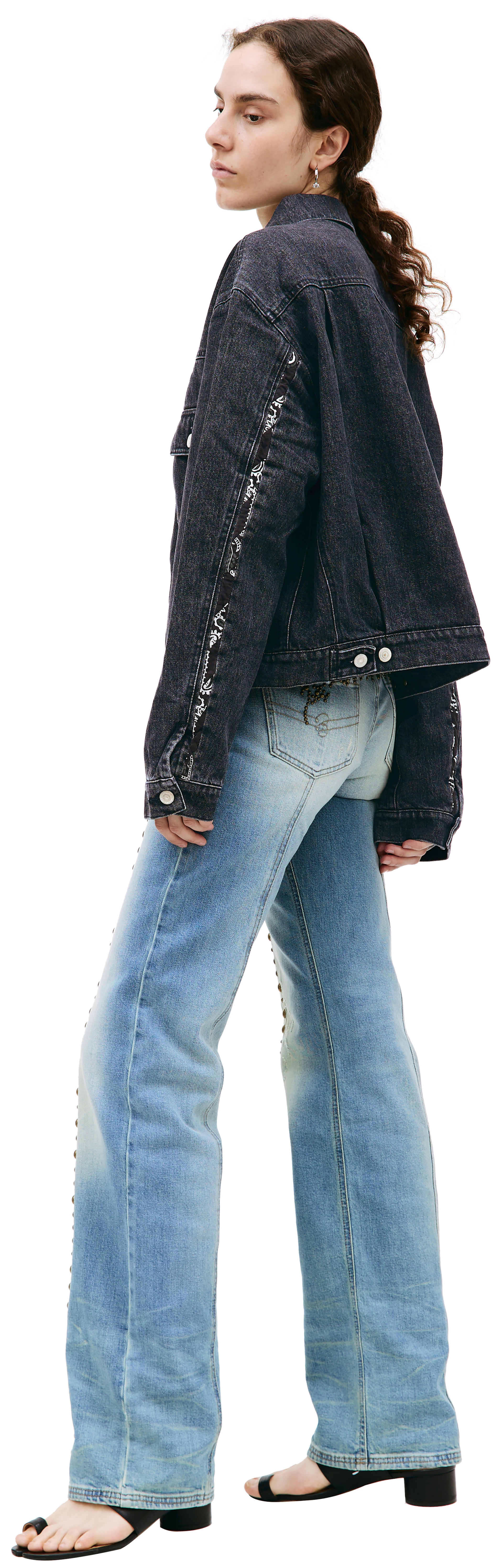 Children of the discordance Джинсовая куртка с лампасами