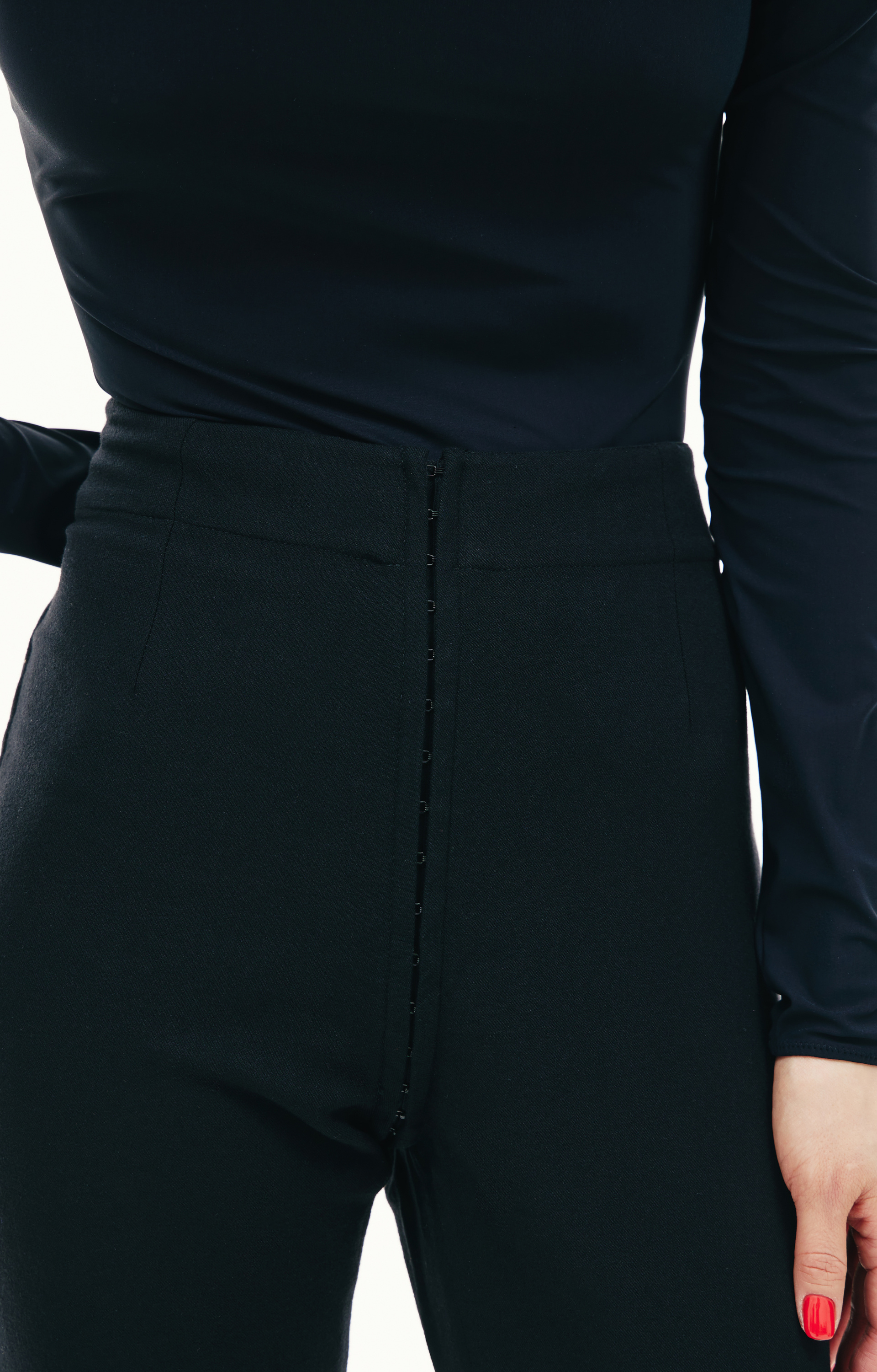 Ann Demeulemeester Черные леггинсы на крючках