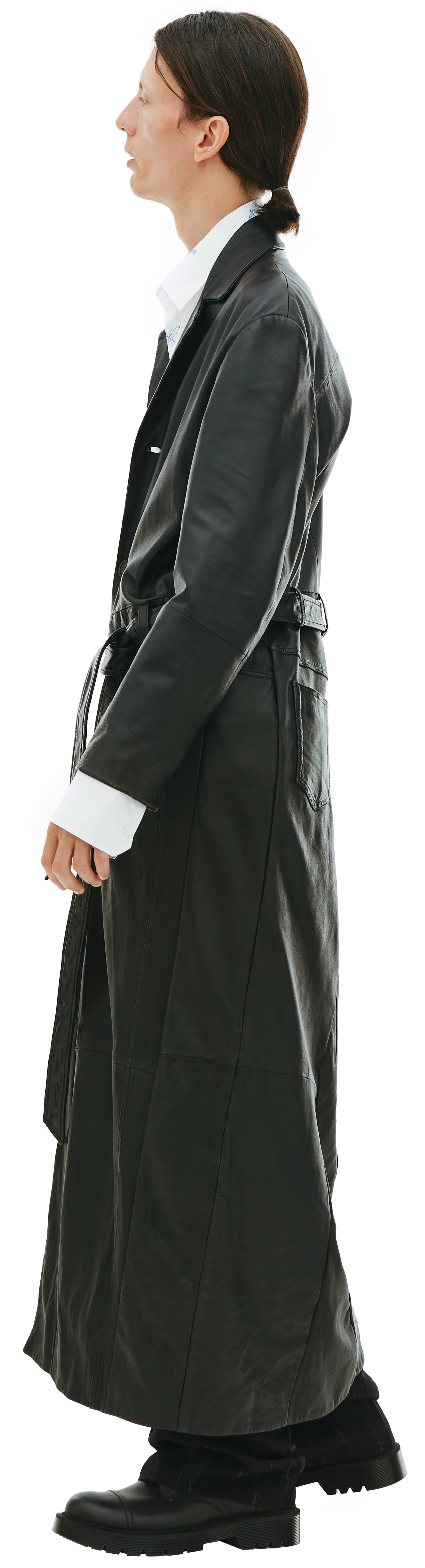 Balenciaga Кожаное пальто