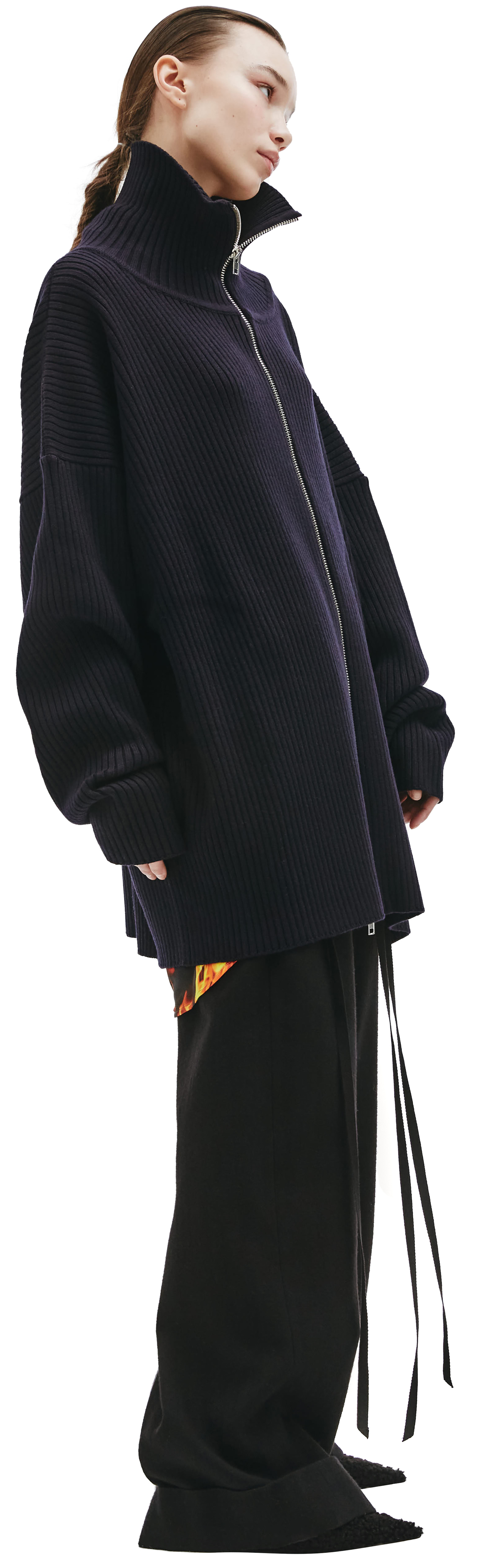 VETEMENTS Шерстяной кардиган на молнии
