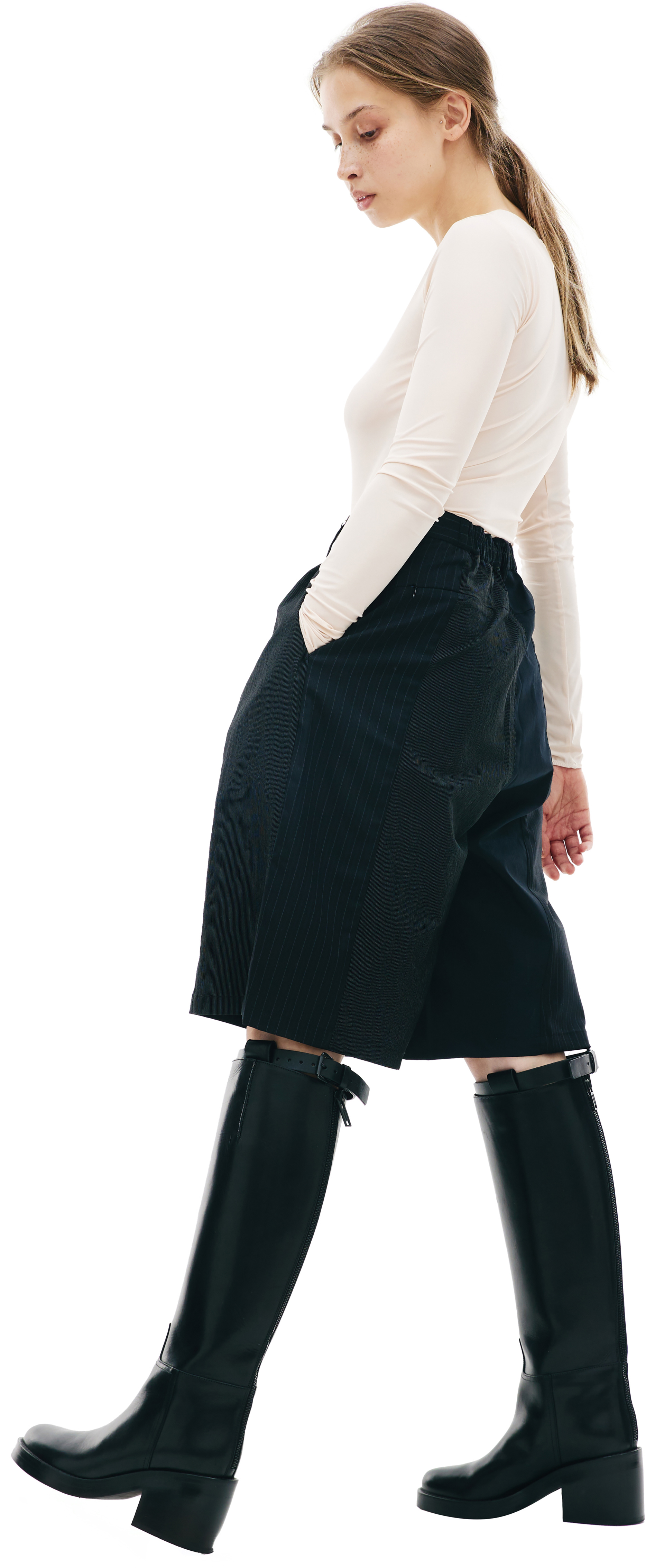 KIMMY Шорты пэчворк в полоску