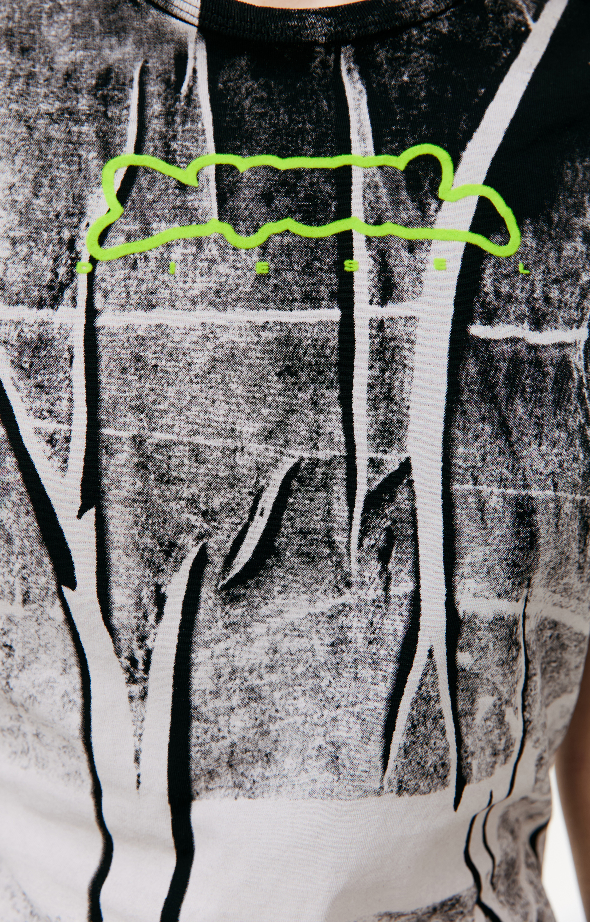 Diesel Укороченная футболка T-Uncutie