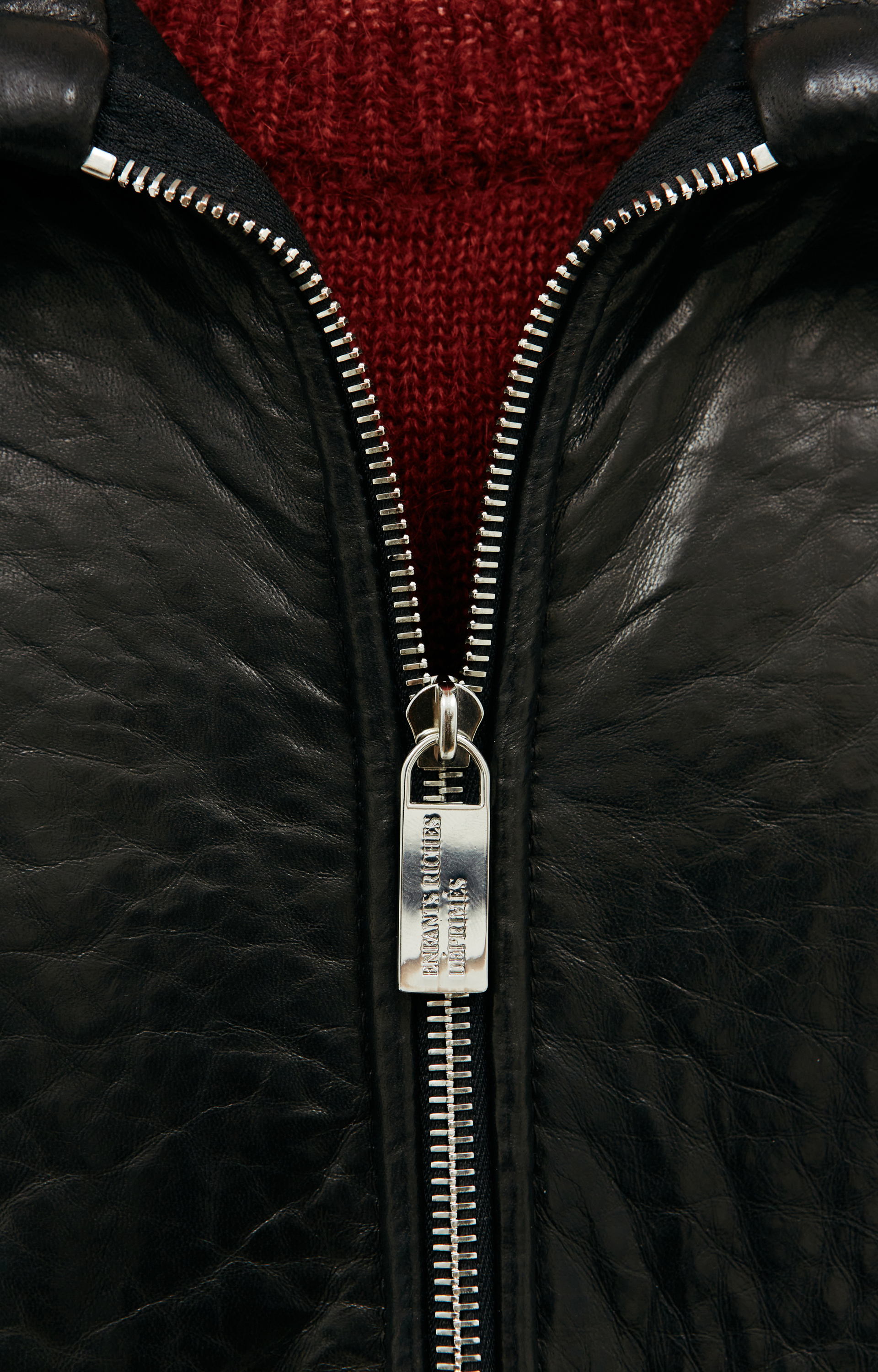 Enfants Riches Déprimés Черная дубленка с накладными карманами