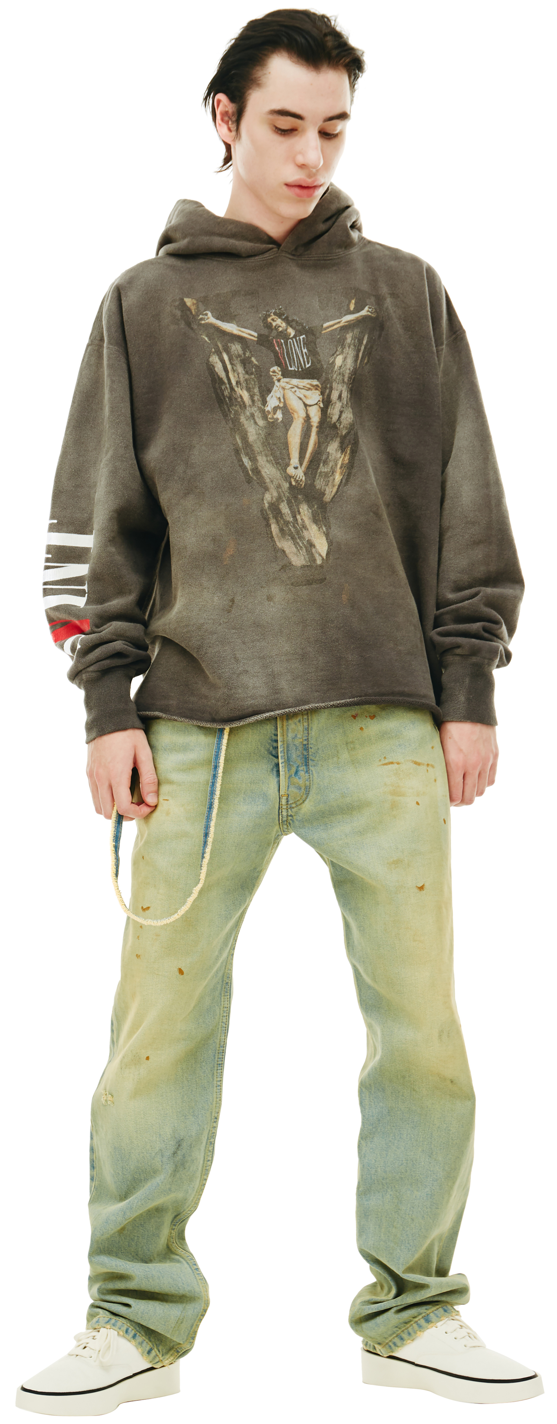 Saint Michael Худи с принтом VLONE x Saint Michael