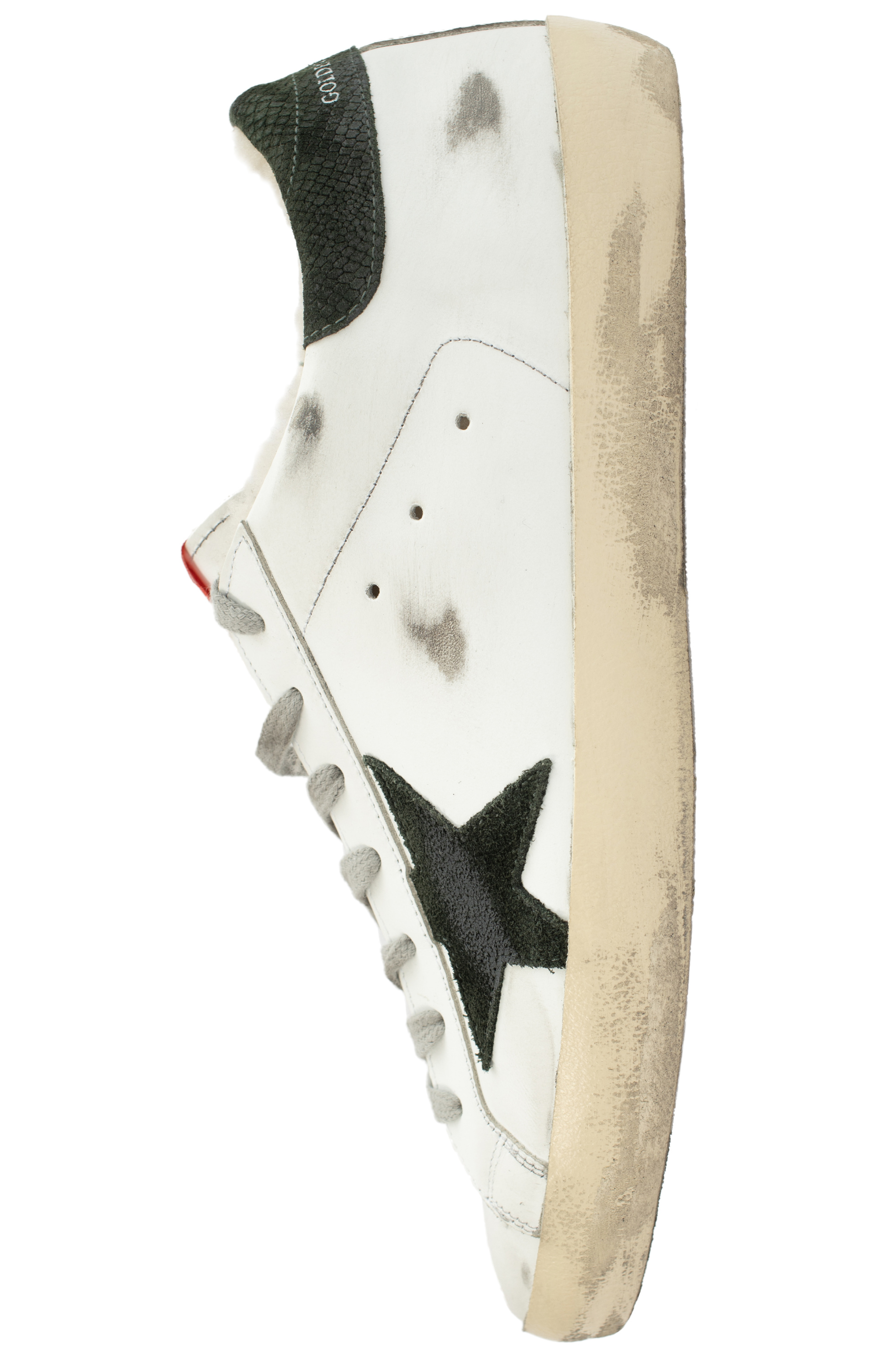 Golden Goose Кожаные кеды Superstar с мехом внутри