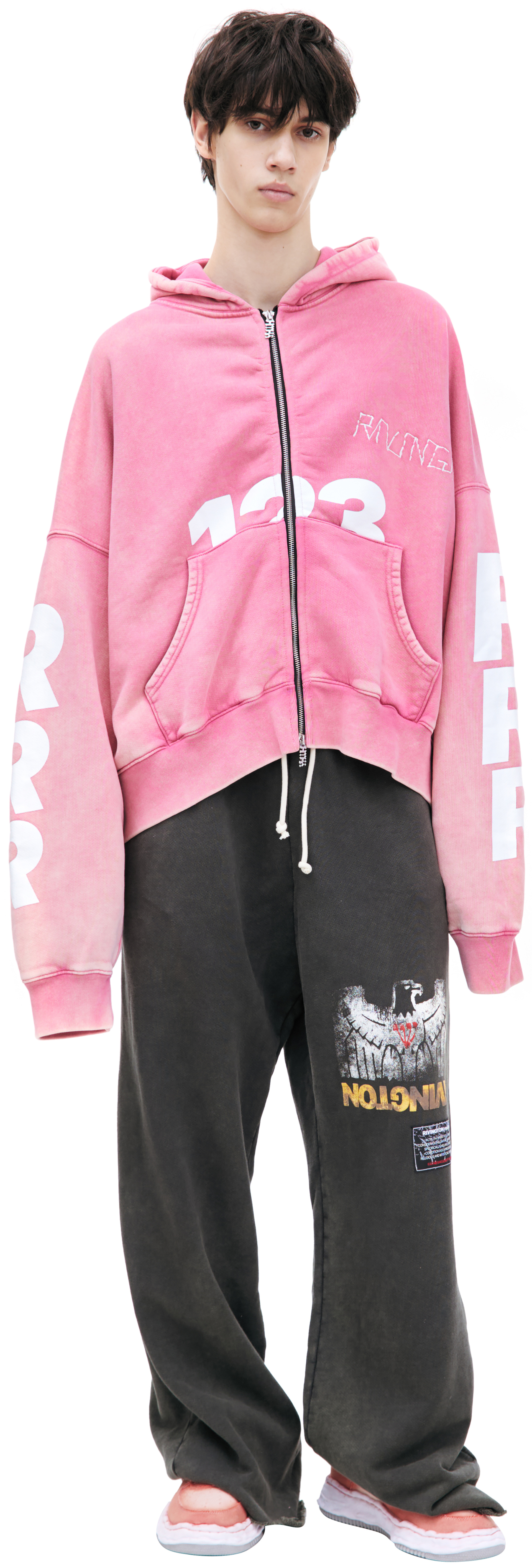 RRR123 Трикотажные брюки с логотипом