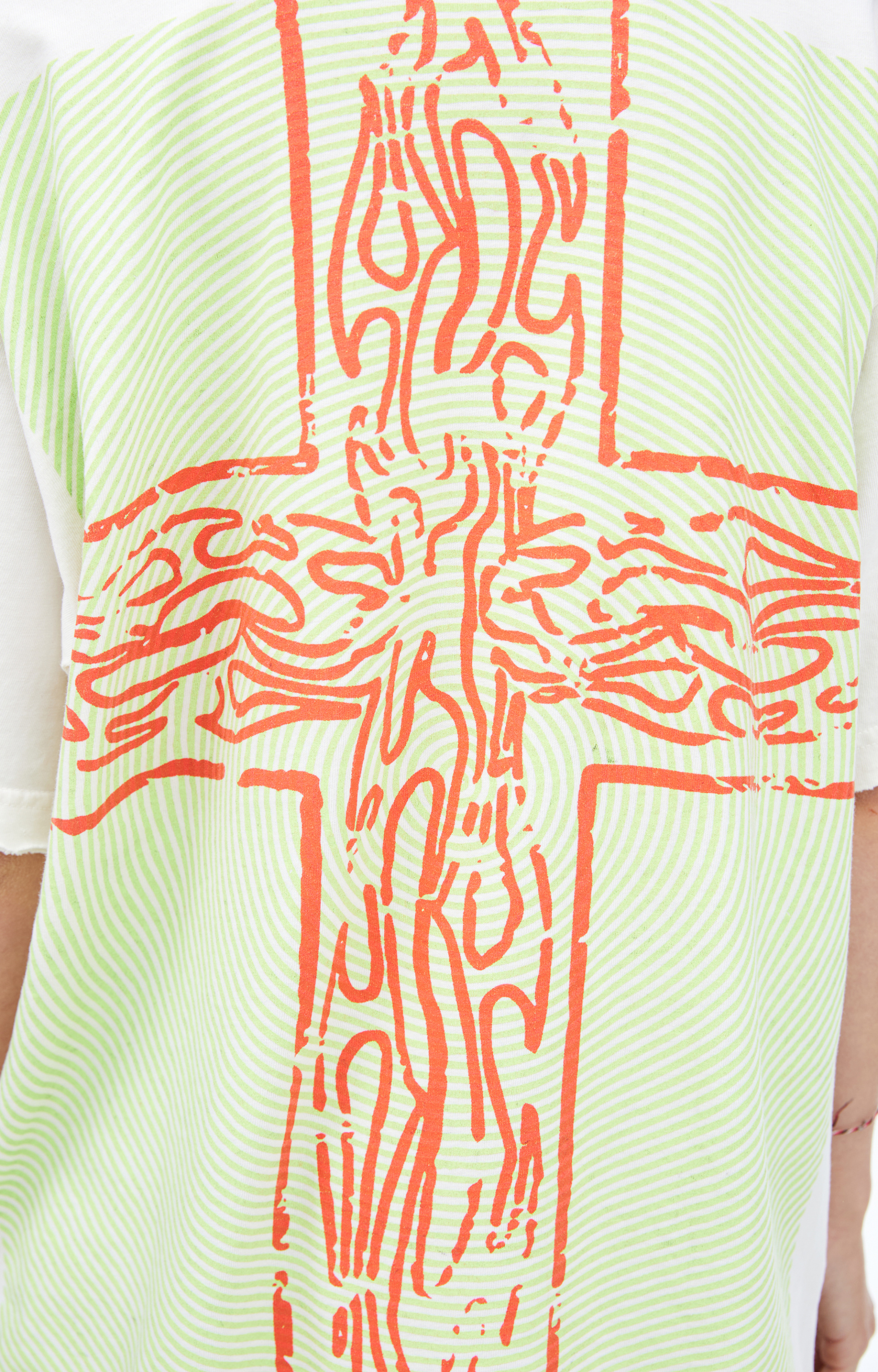 Hellstar Белая футболка с принтом