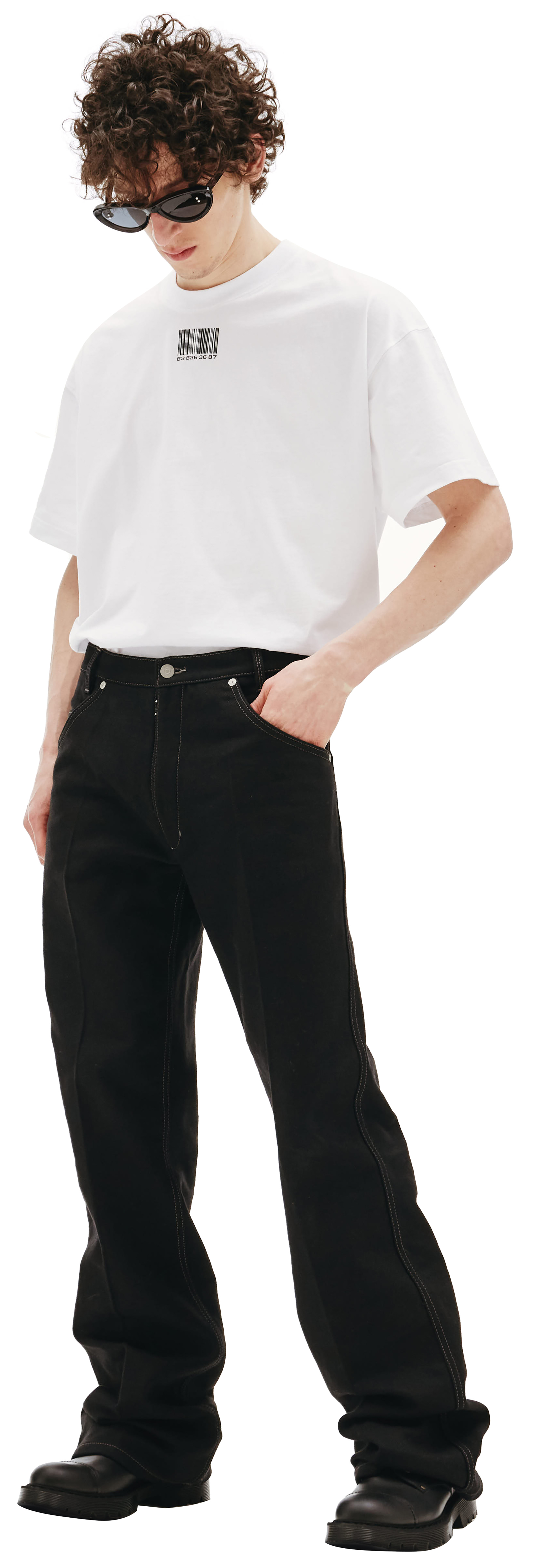 VTMNTS Футболка с принтом штрихкода