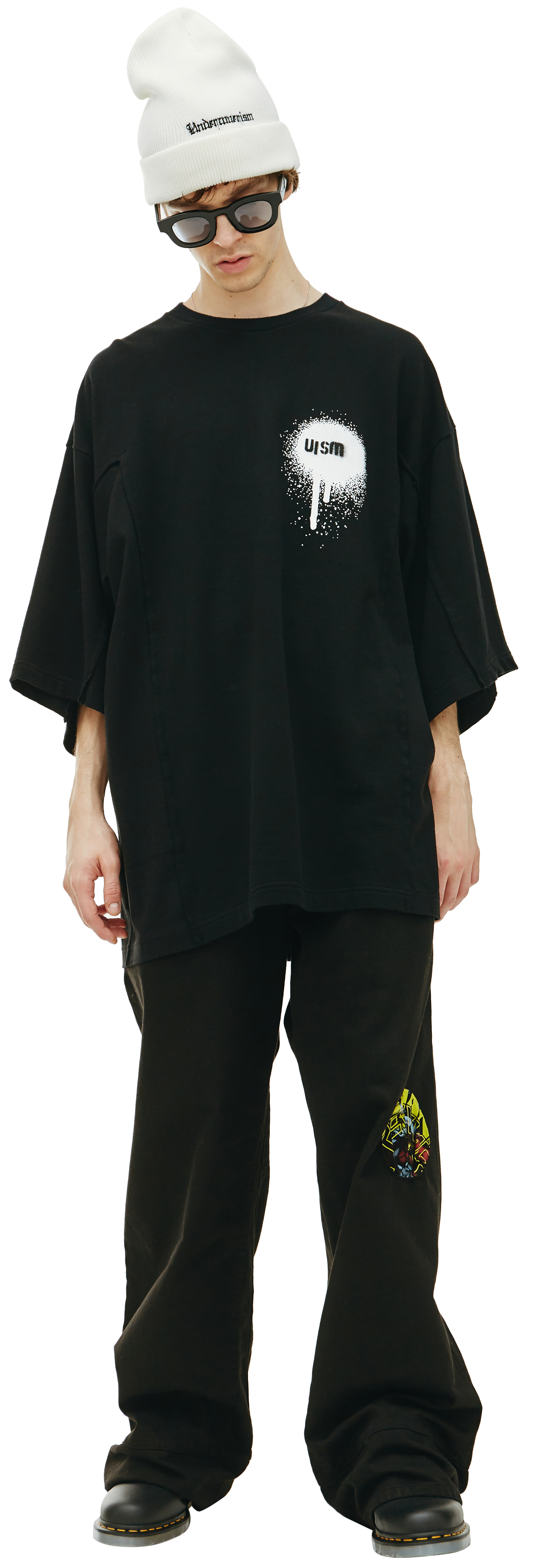 Undercover Оверсайз футболка с принтом