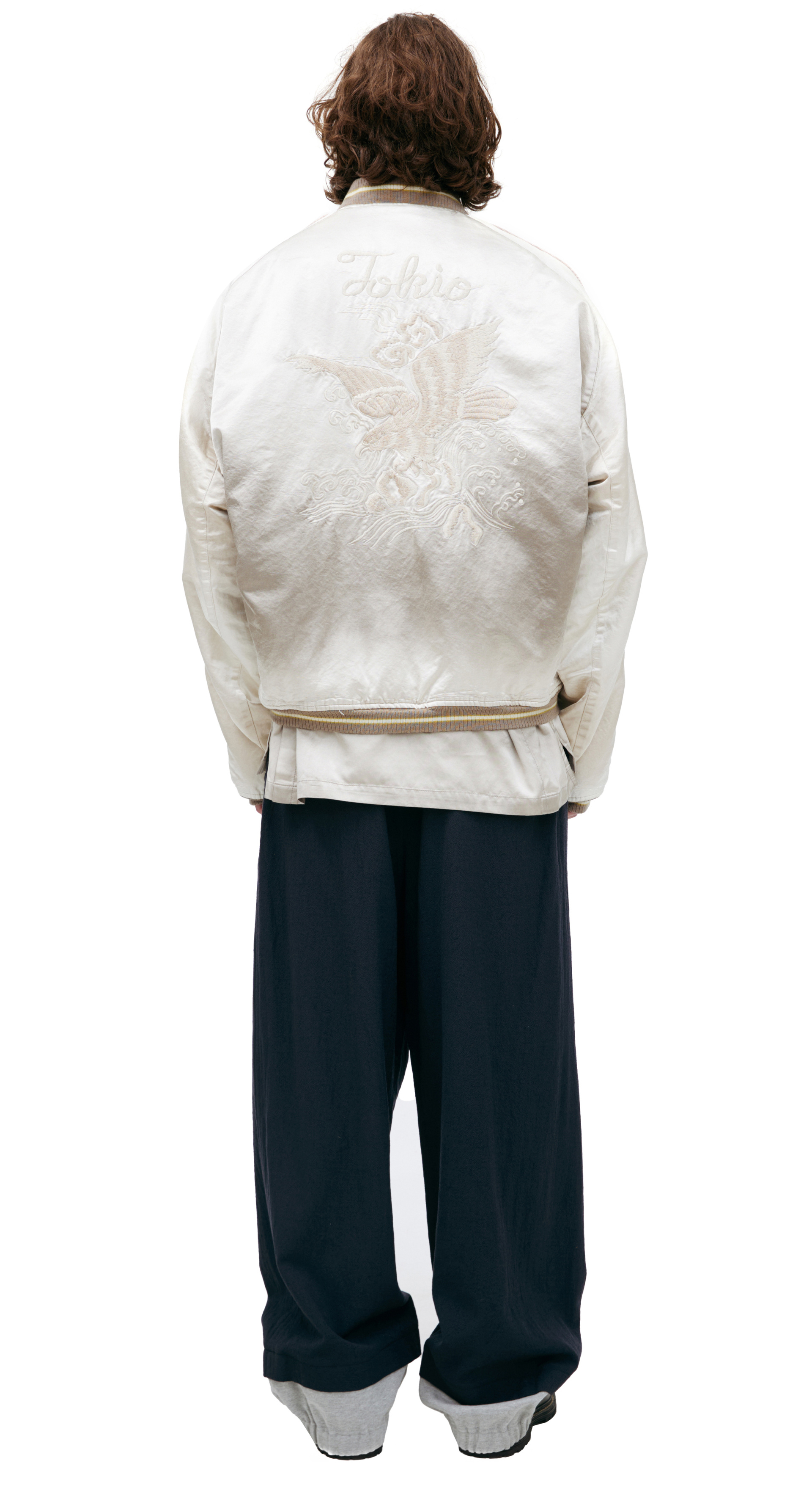 Maison Mihara Yasuhiro Двуцветный бомбер