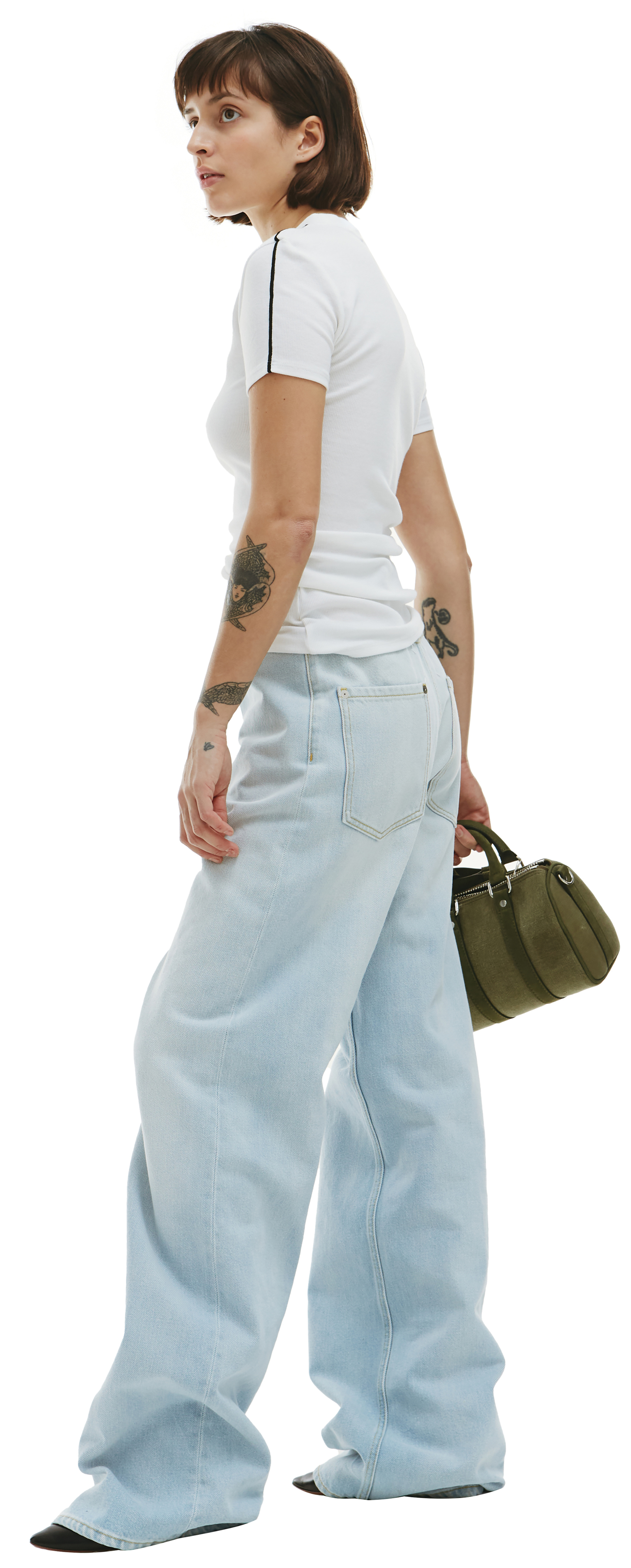 PETER DO Футболка с контрастной полоской