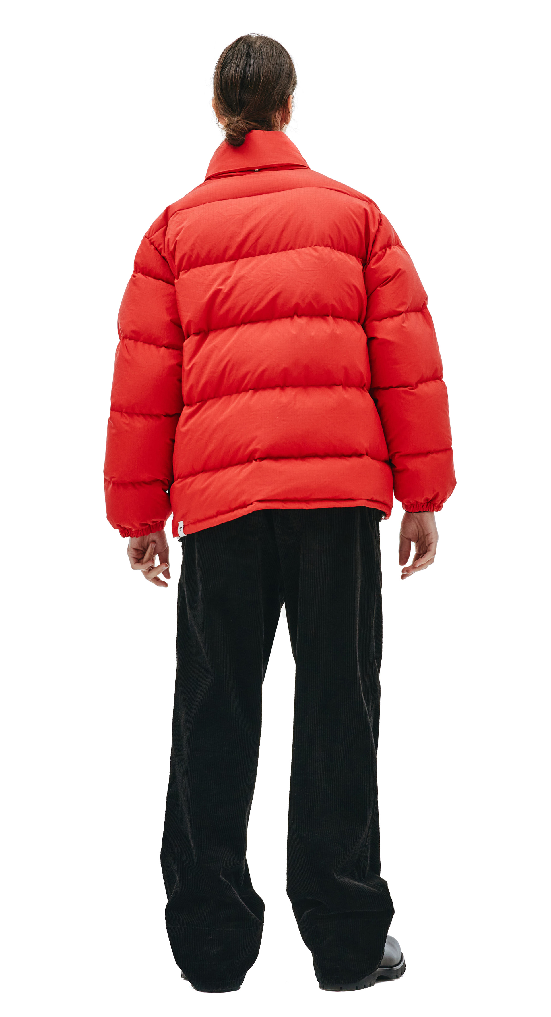 Jil Sander Красная водоотталкивающая куртка