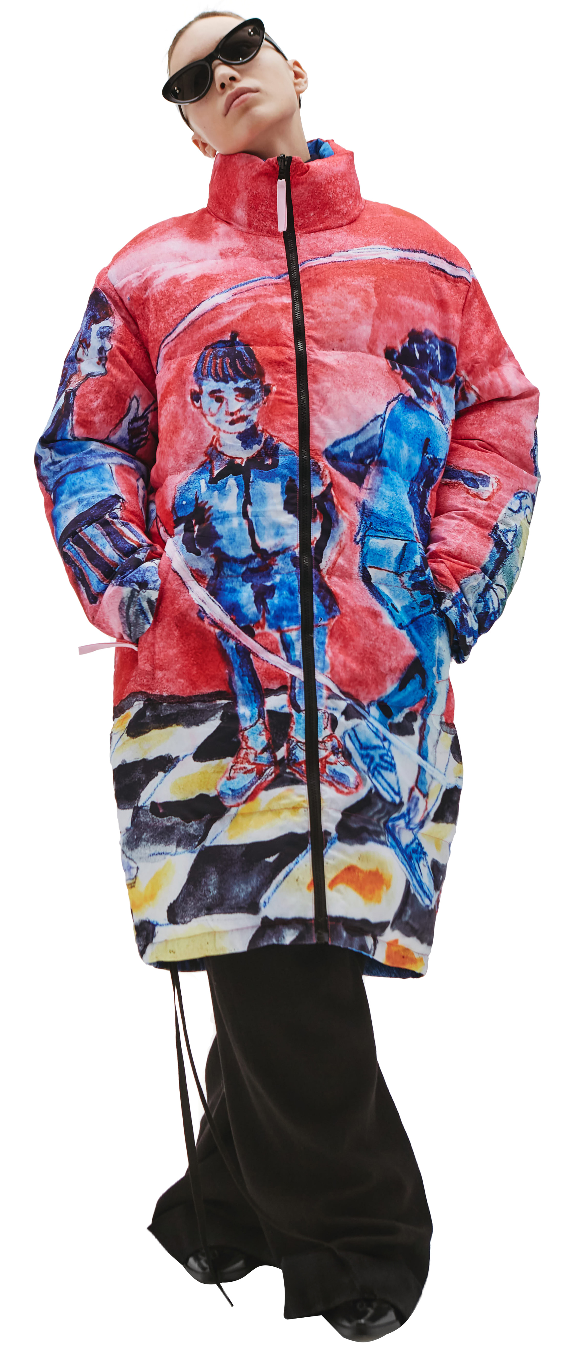 KidSuper Двусторонний пуховик с рисунком