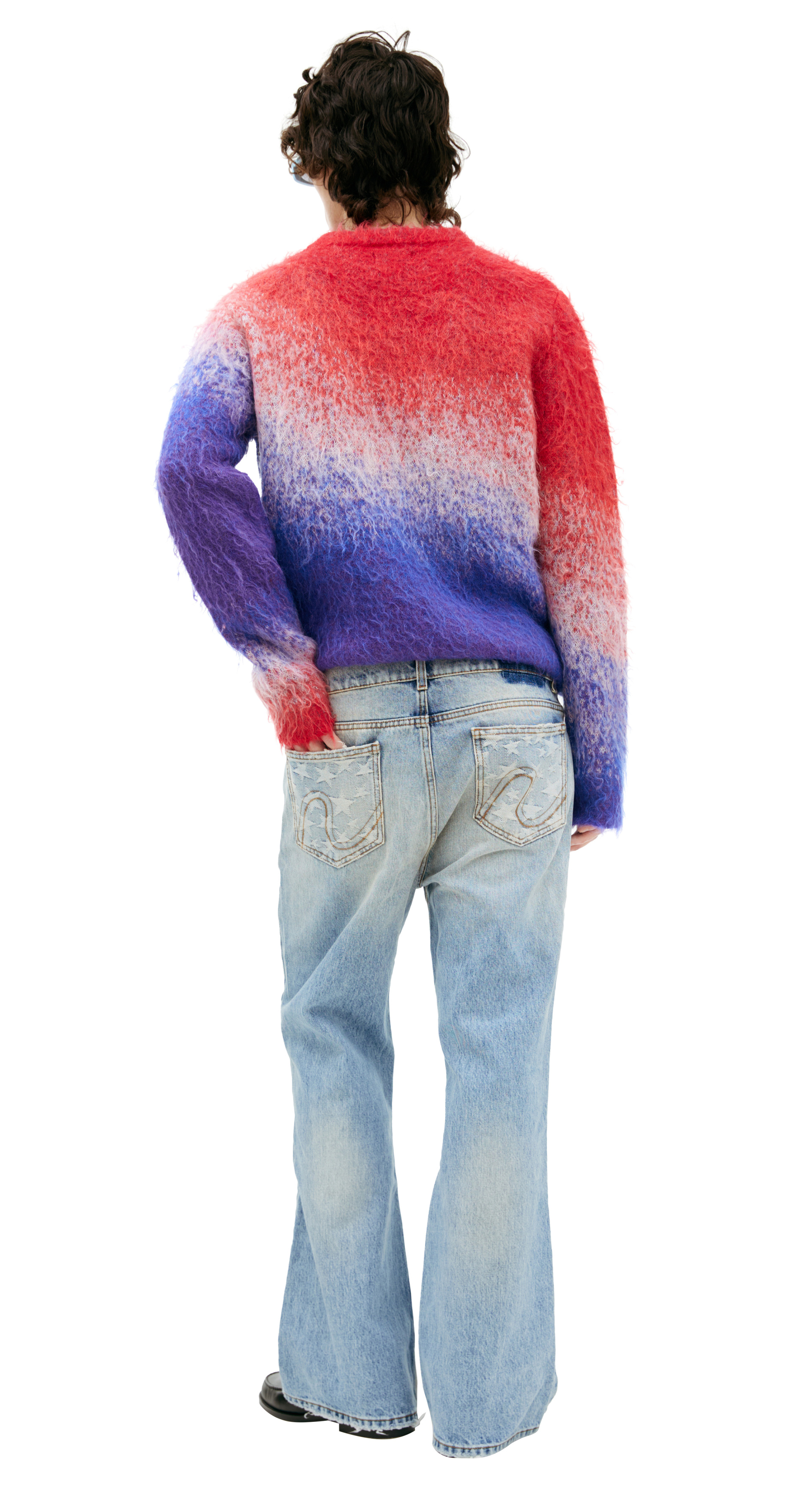 ERL Джинсы клеш со швами