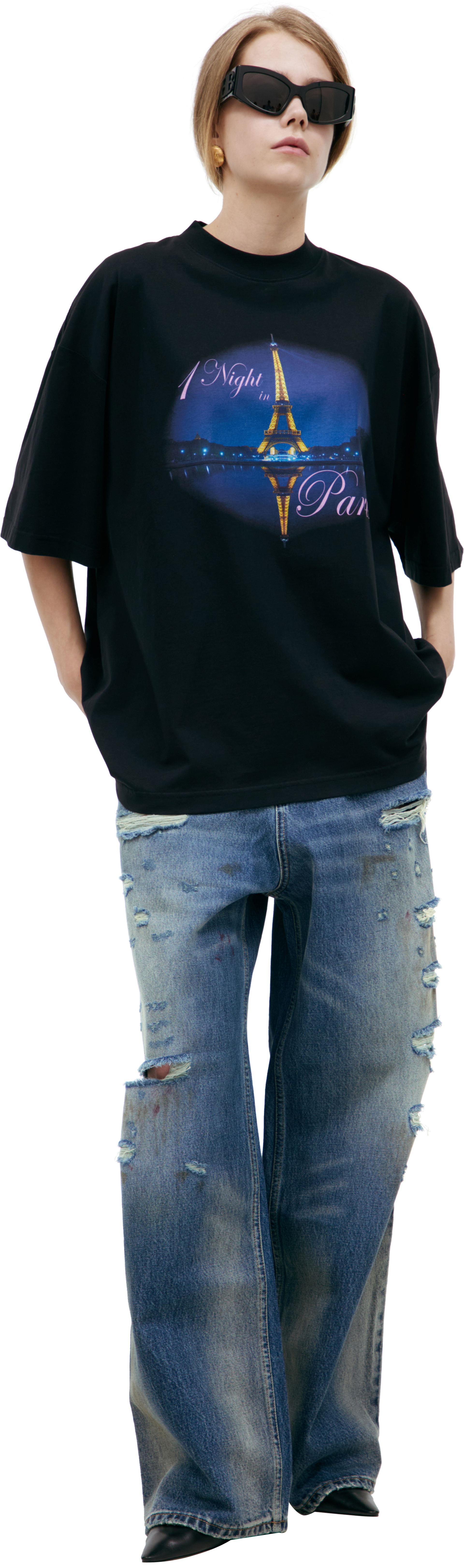 VETEMENTS Футболка с принтом Paris