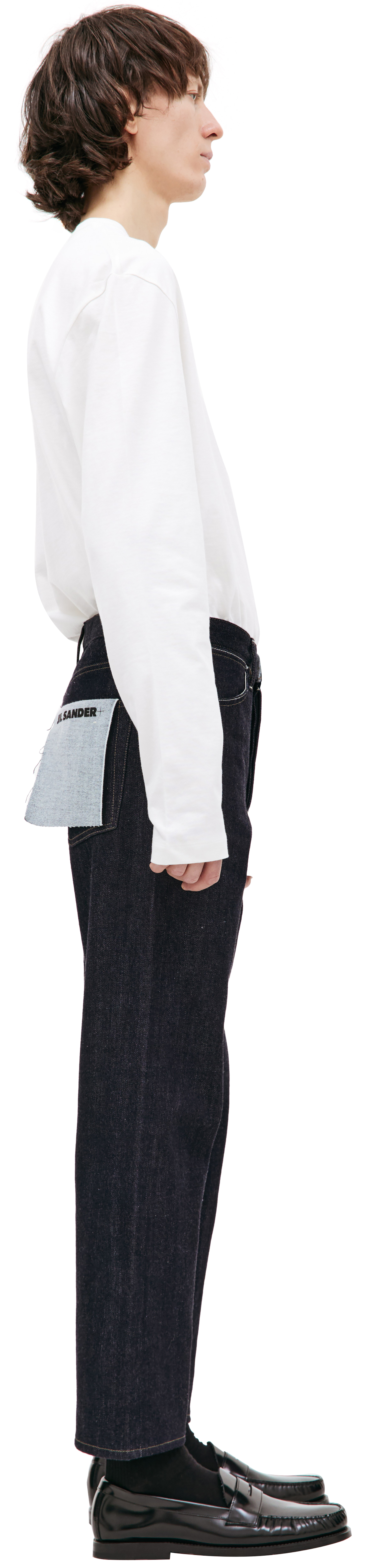 Jil Sander Прямые синие джинсы