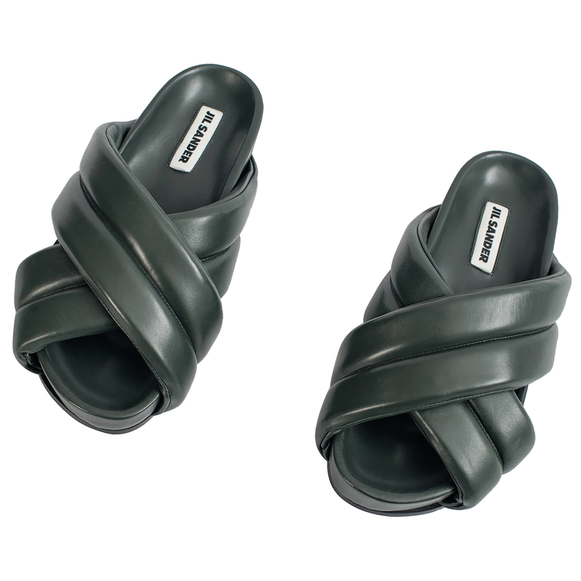 Jil Sander Кожаные сандалии