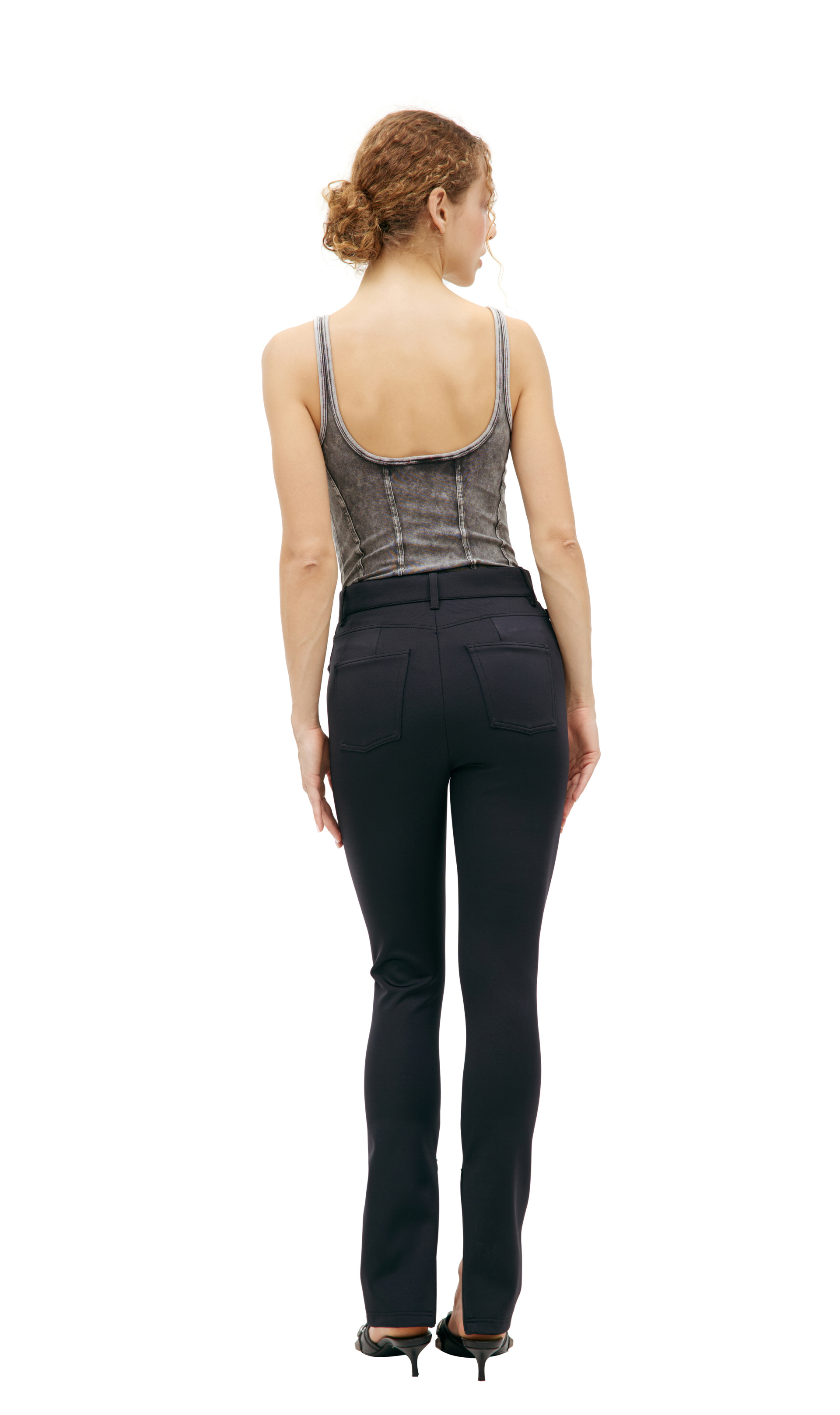 Balenciaga Черные скинни брюки