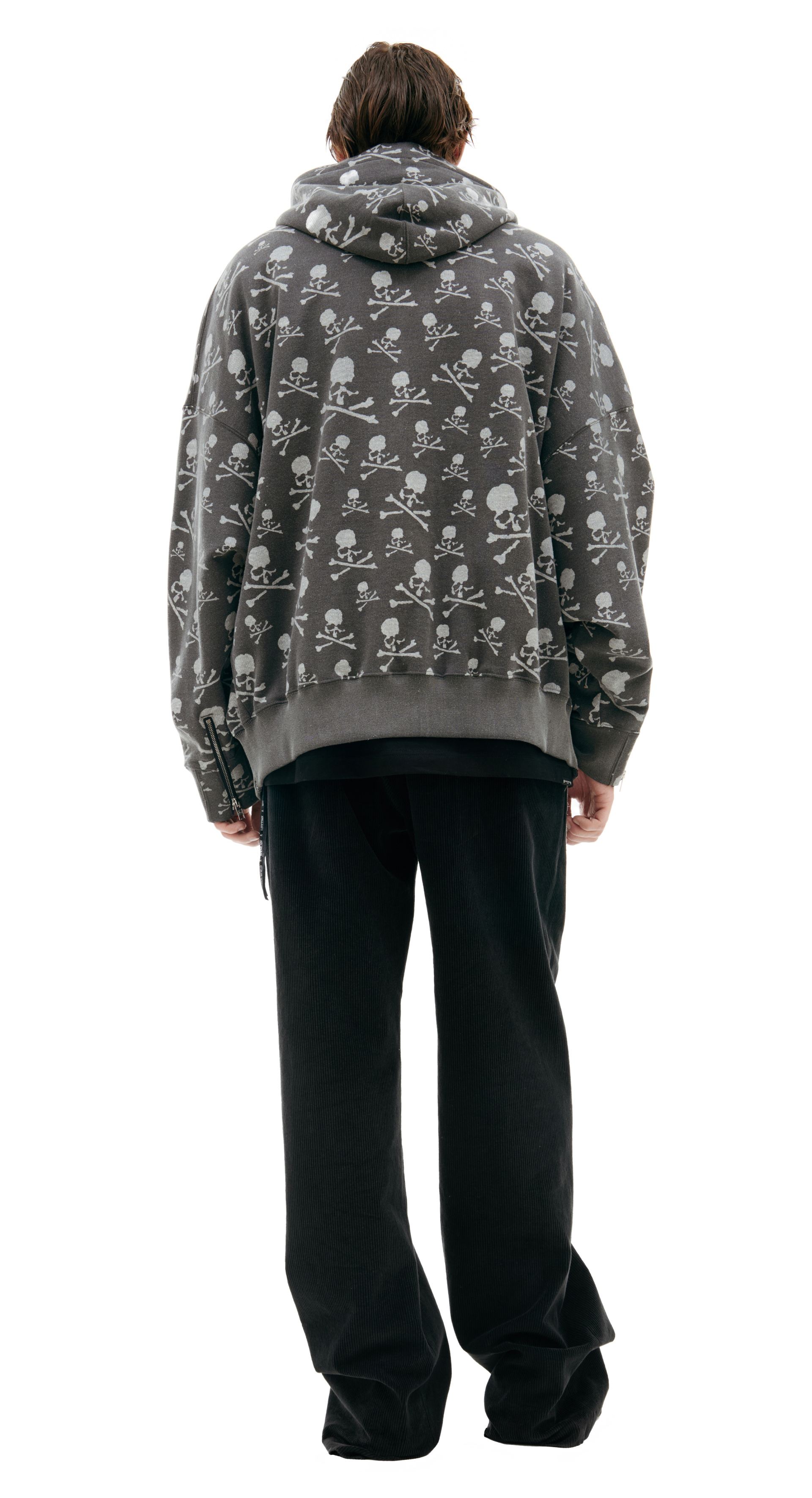 Mastermind WORLD Серое худи на молнии