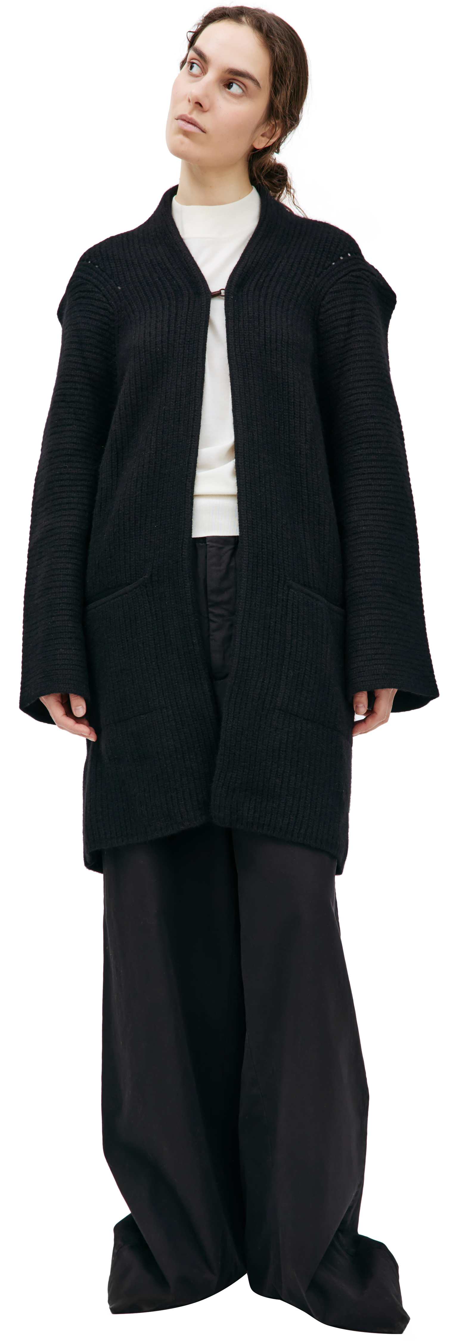 Haider Ackermann Удлиненный кардиган из ангоры