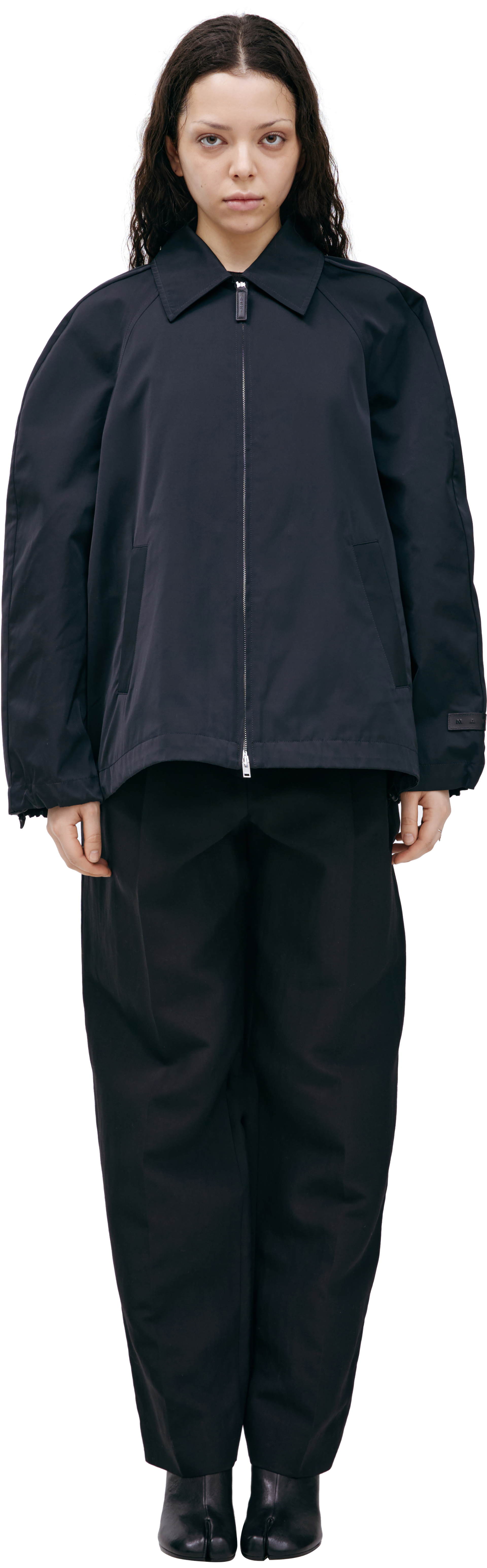 Marni Черная куртка на молнии