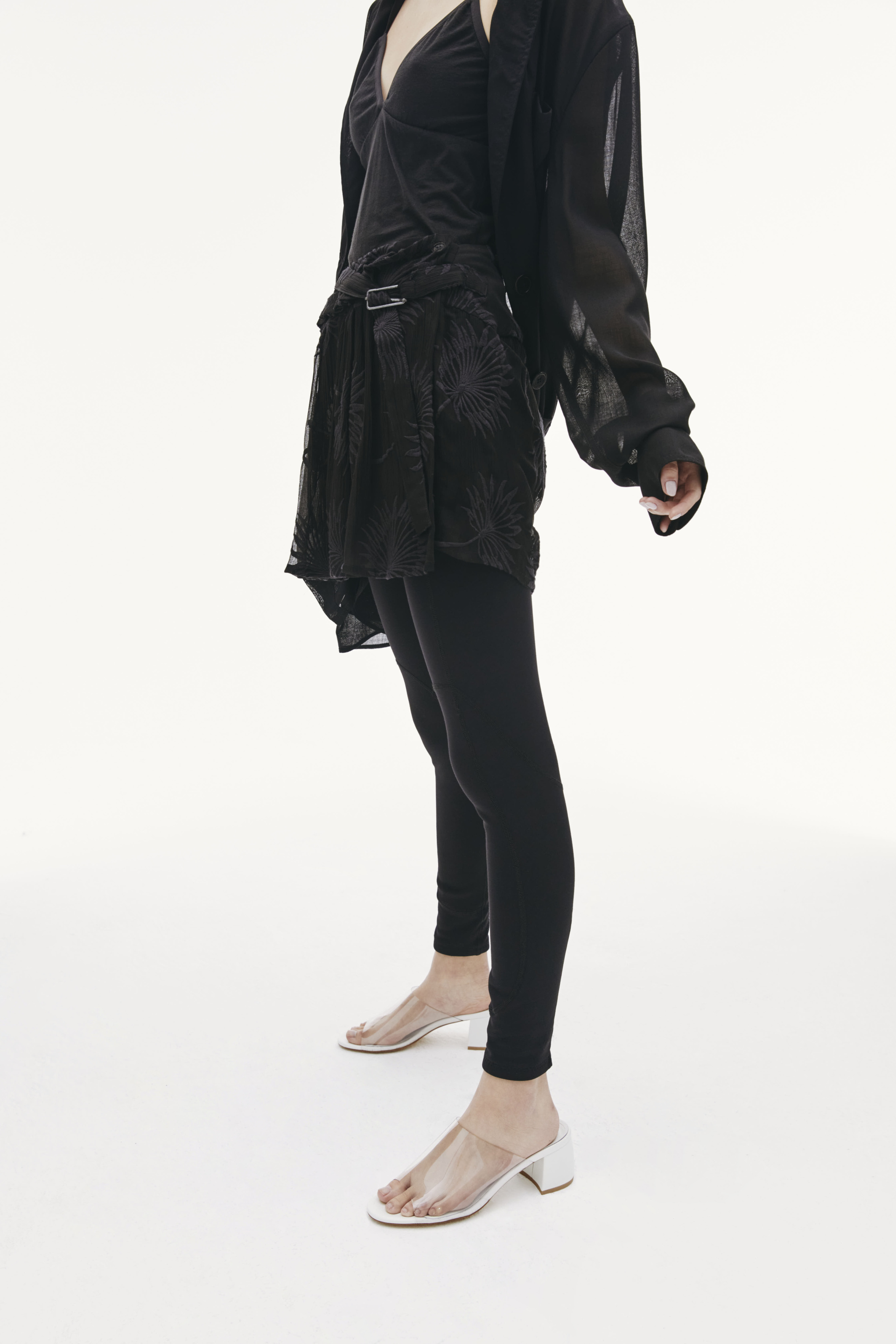 Ann Demeulemeester Шорты из хлопка и шелка