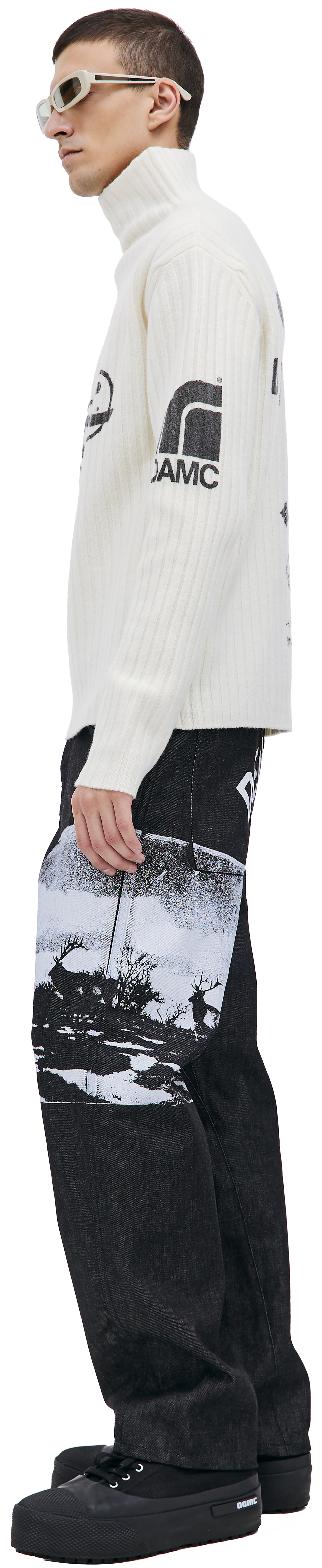 OAMC Шерстяной свитер с логотипами