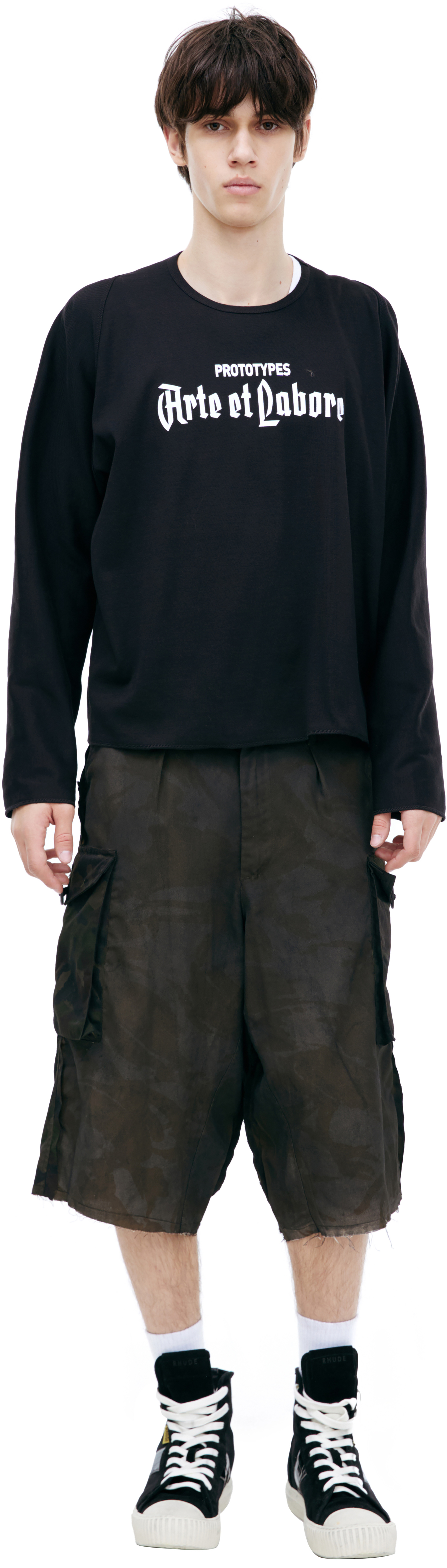 PROTOTYPES Лонгслив с принтом  ANTE ET DABORE