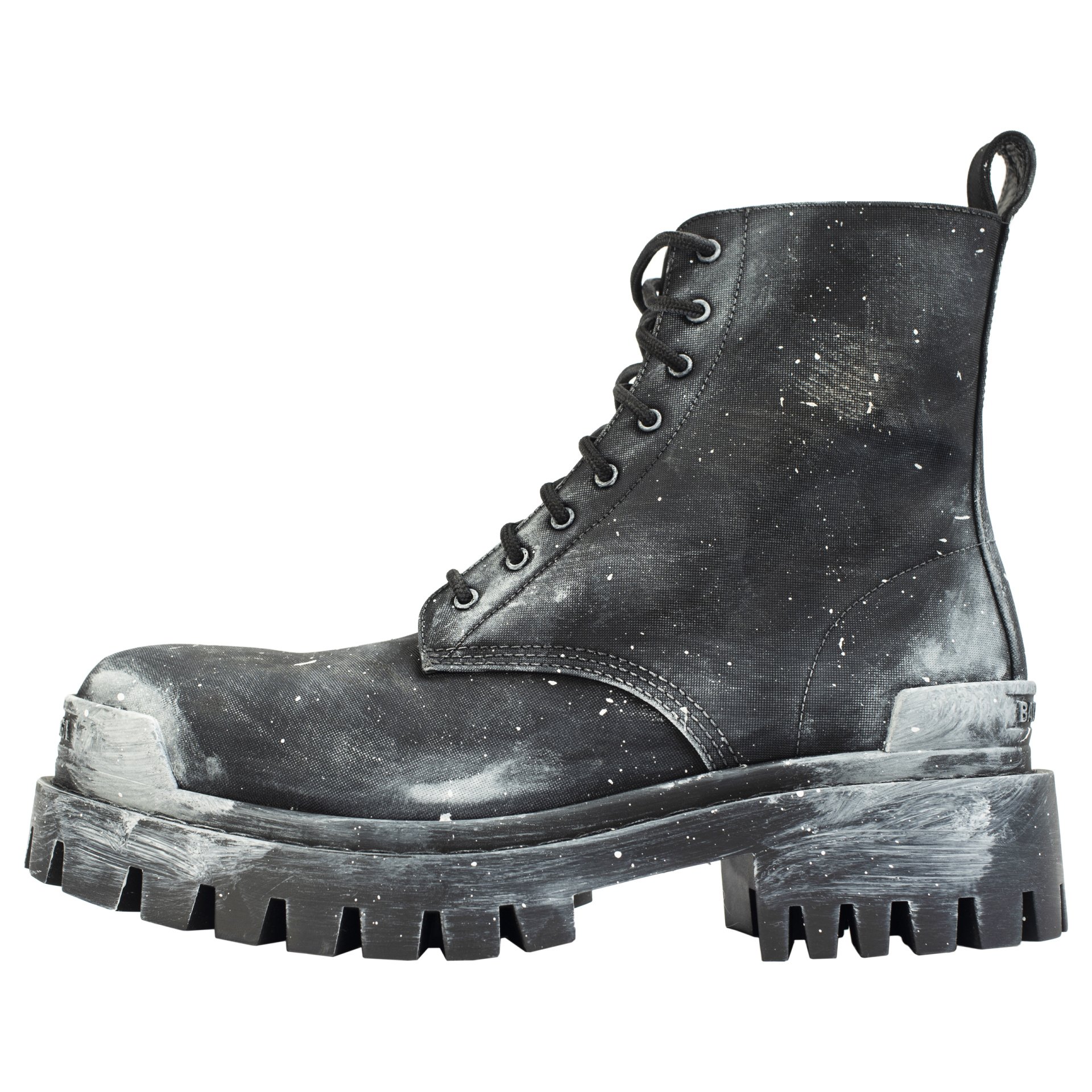 Balenciaga Ботинки Strike в белой краске