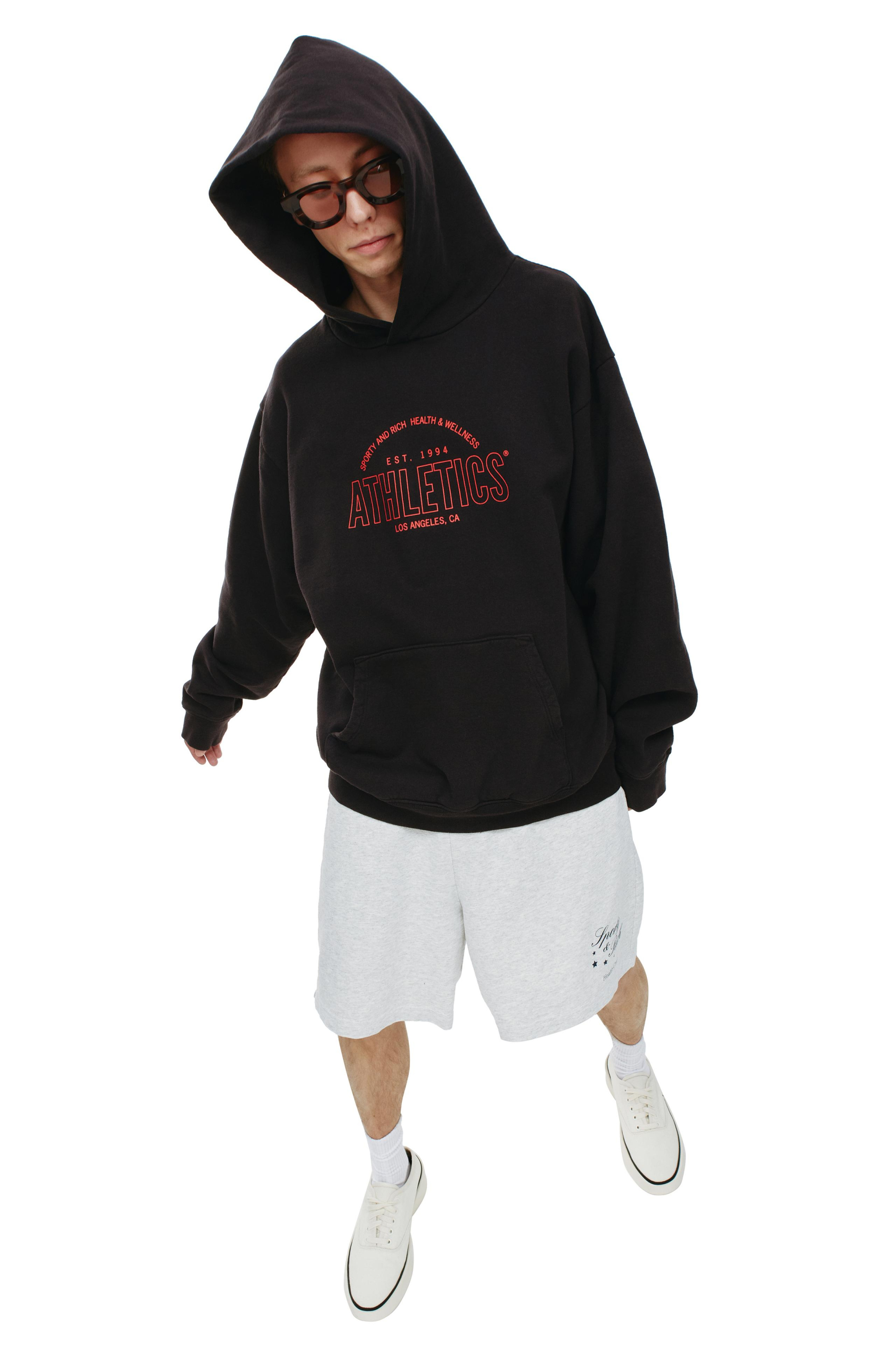 SPORTY & RICH Худи с принтом Athletics